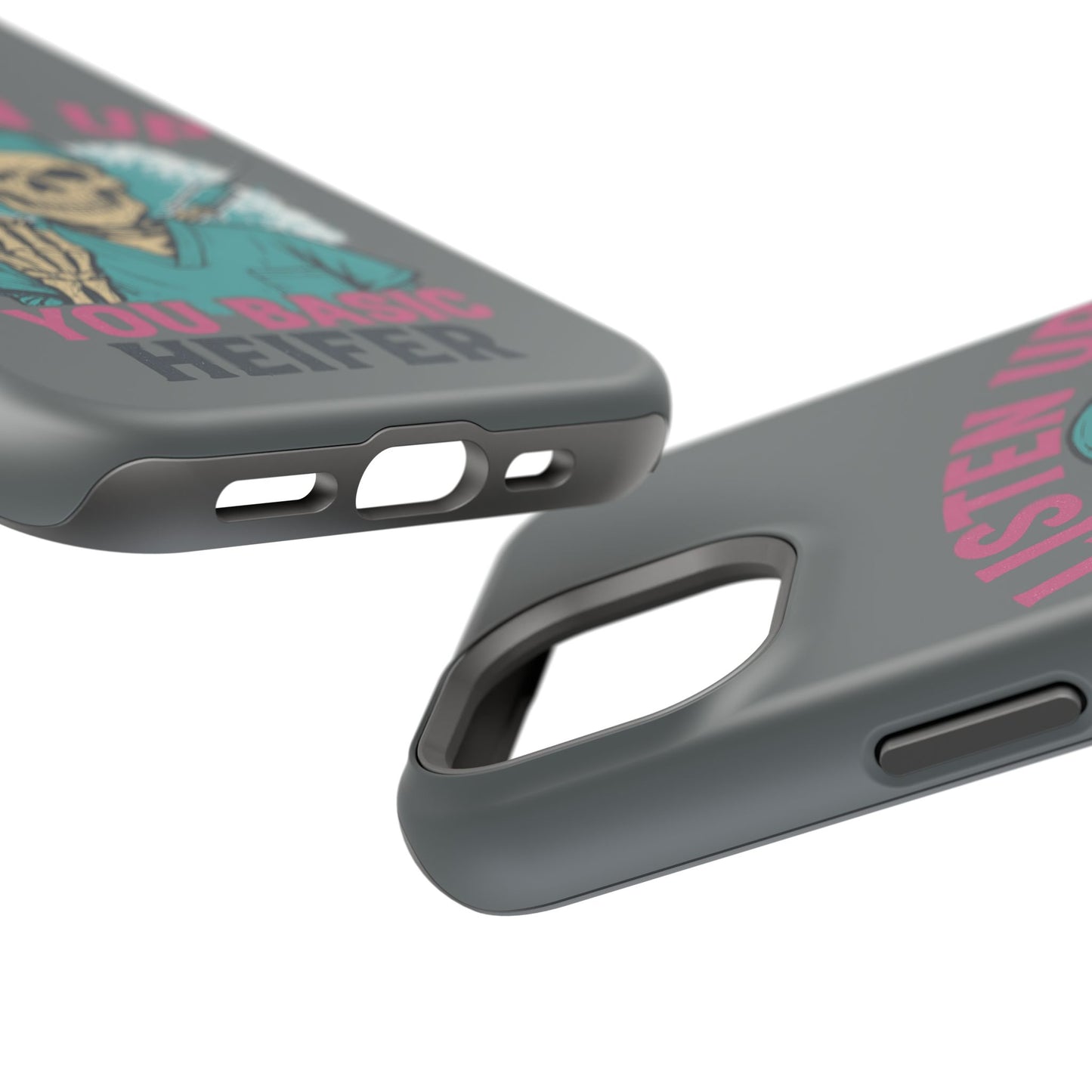 Edgy Nurse Phone Case, Gift for Healthcare Workers, Skull Design Case, Halloween Accessories, Trendy Tough Cases