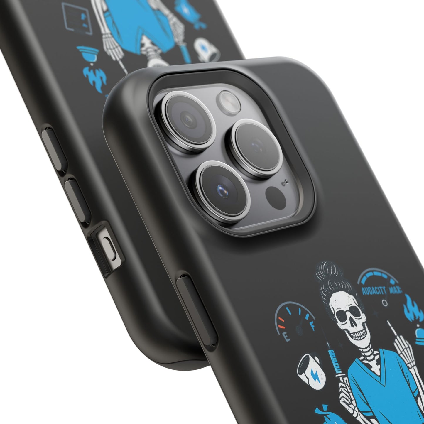 “Running on Empty and Audacity” – Nurse Chaos Phone Case