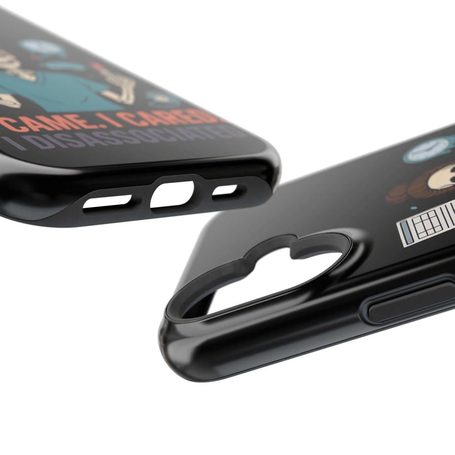 “I Came. I Cared. I Dissociated.” – Sarcastic Nurse Phone Case