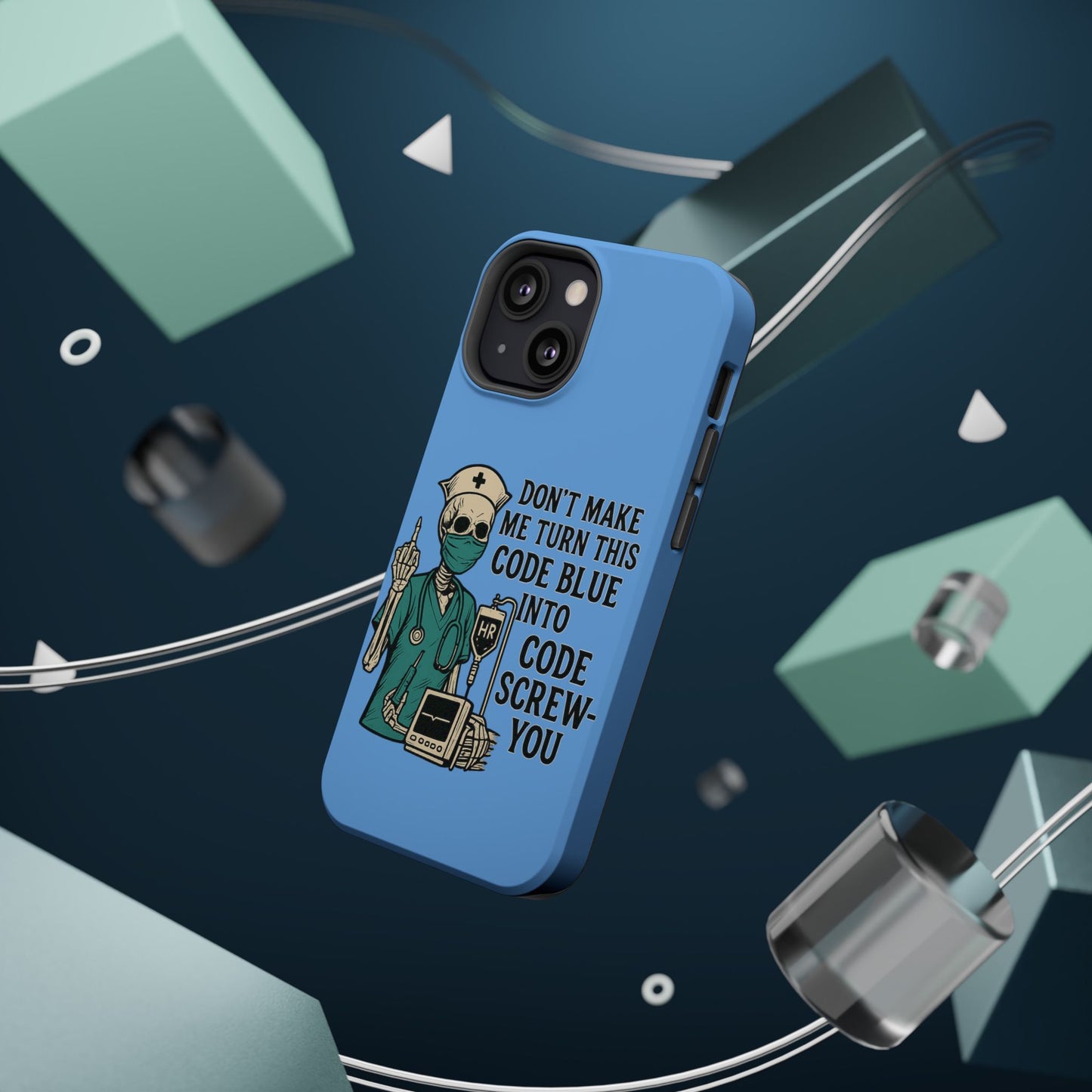 Magnetic Phone Cases with Medical Humor - Unique Gift for Nurses, Medical Professionals, Halloween, Birthday, Nursing School