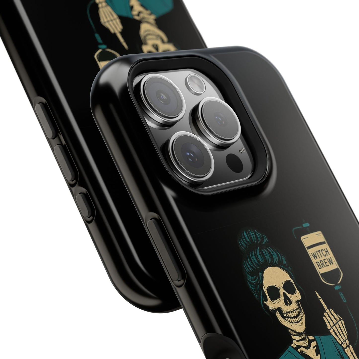 Caffeine Chaos Magnetic Phone Case, Halloween Gift, Witchy Accessories, Phone Cover, Spooky Style