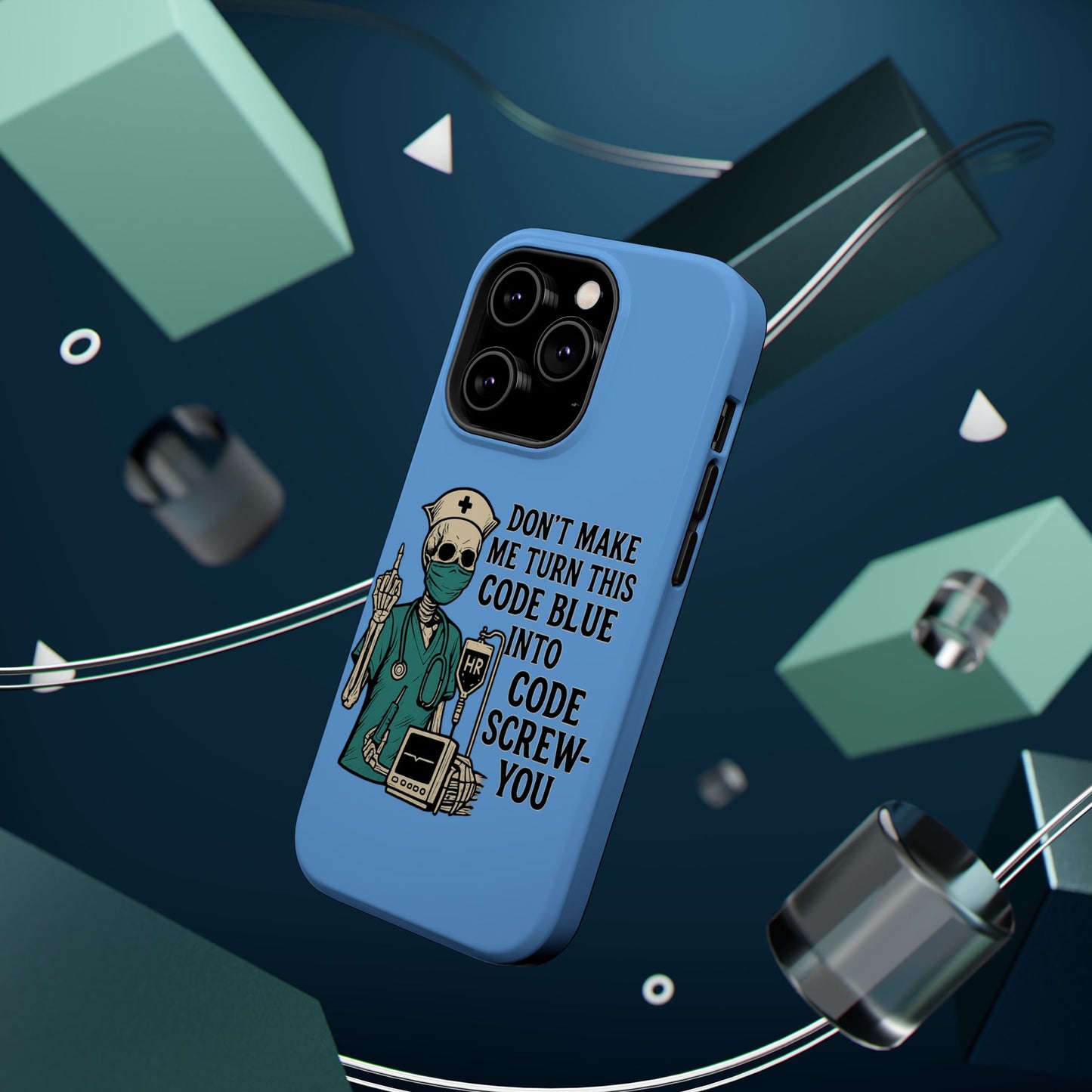 Magnetic Phone Cases with Medical Humor - Unique Gift for Nurses, Medical Professionals, Halloween, Birthday, Nursing School
