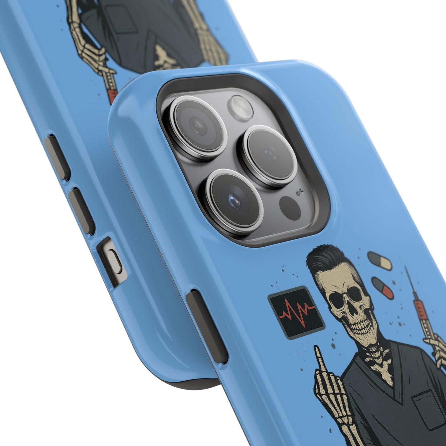 “Built Like a Code Cart. Tired Like a Night Shifter.” – Men’s Nurse Phone Case