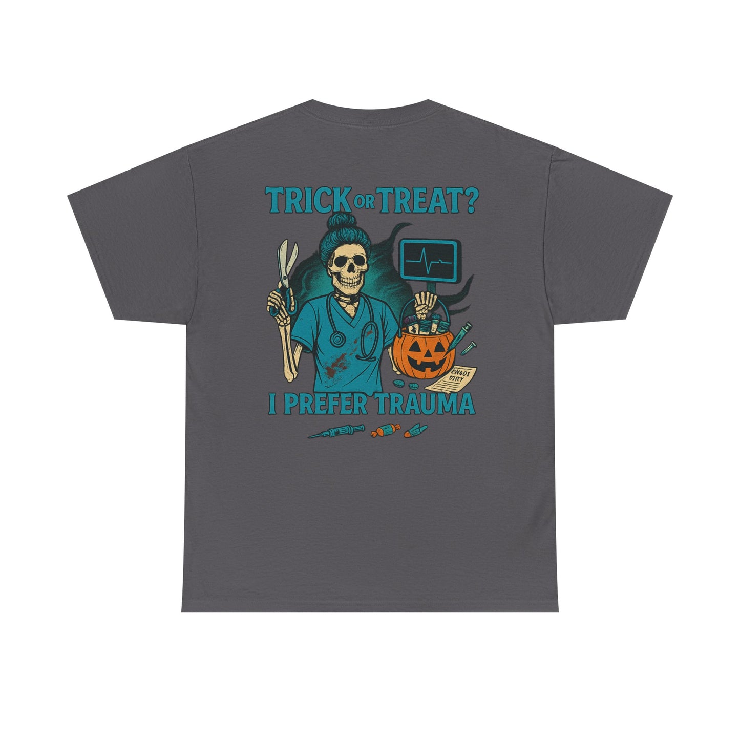 Halloween Vibe T-Shirt, Funny Unisex Tee, Spooky Gift, Trick or Treat Humor, Casual Wear for October Celebrations, Costume Party Essential