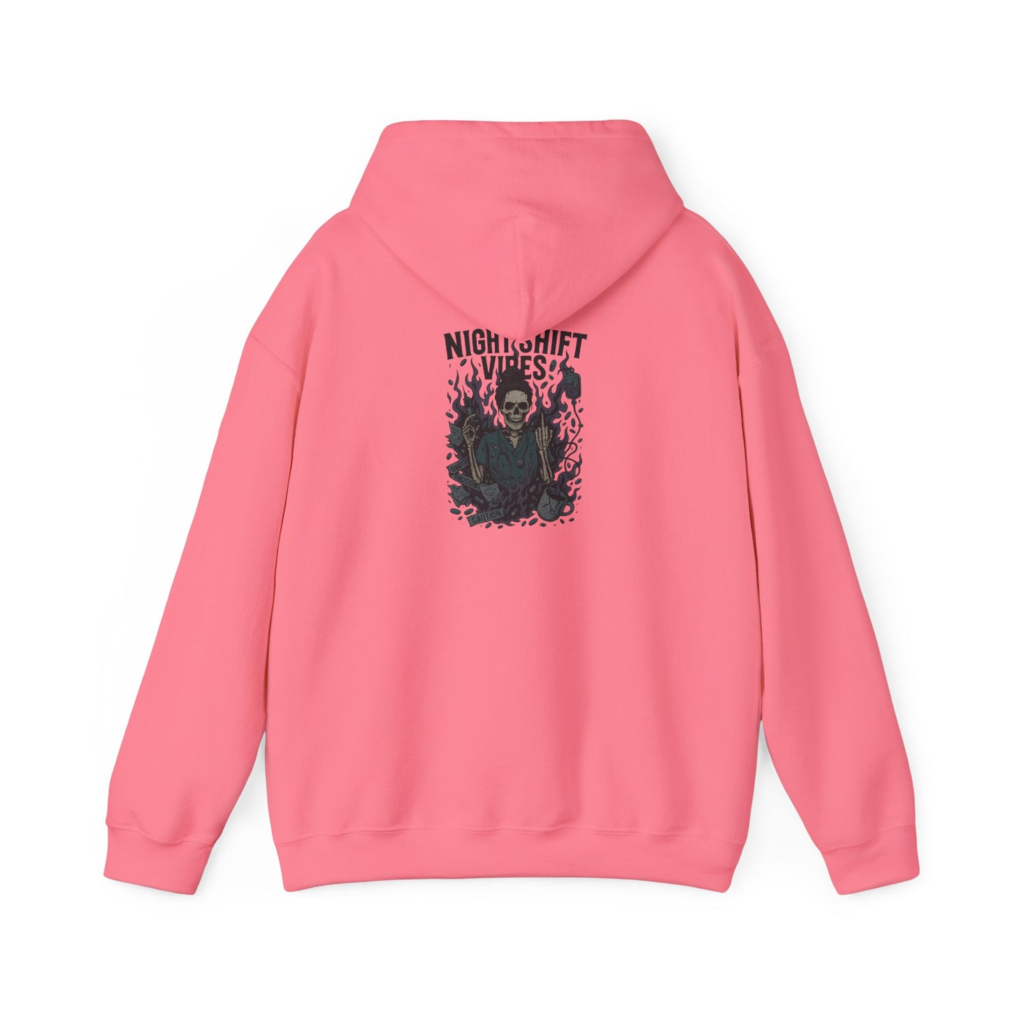 “Night Shift Vibes” – Sarcastic Nurse Hoodie
