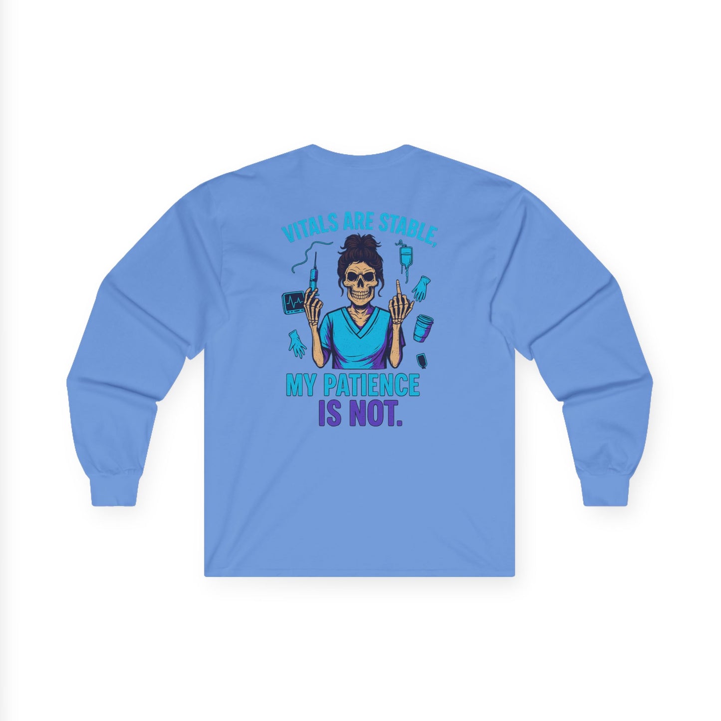 Vibrant Patient Humor Tee – Perfect for Healthcare Workers, Nurses, Medical Students, Gift for Health Enthusiasts, Fun Medical Apparel