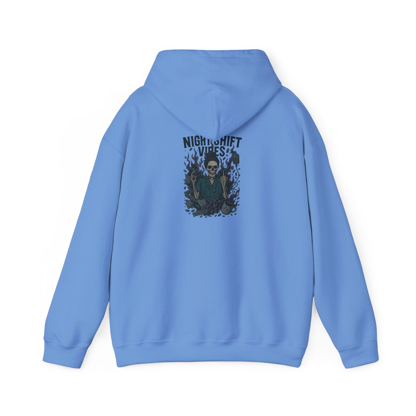 “Night Shift Vibes” – Sarcastic Nurse Hoodie