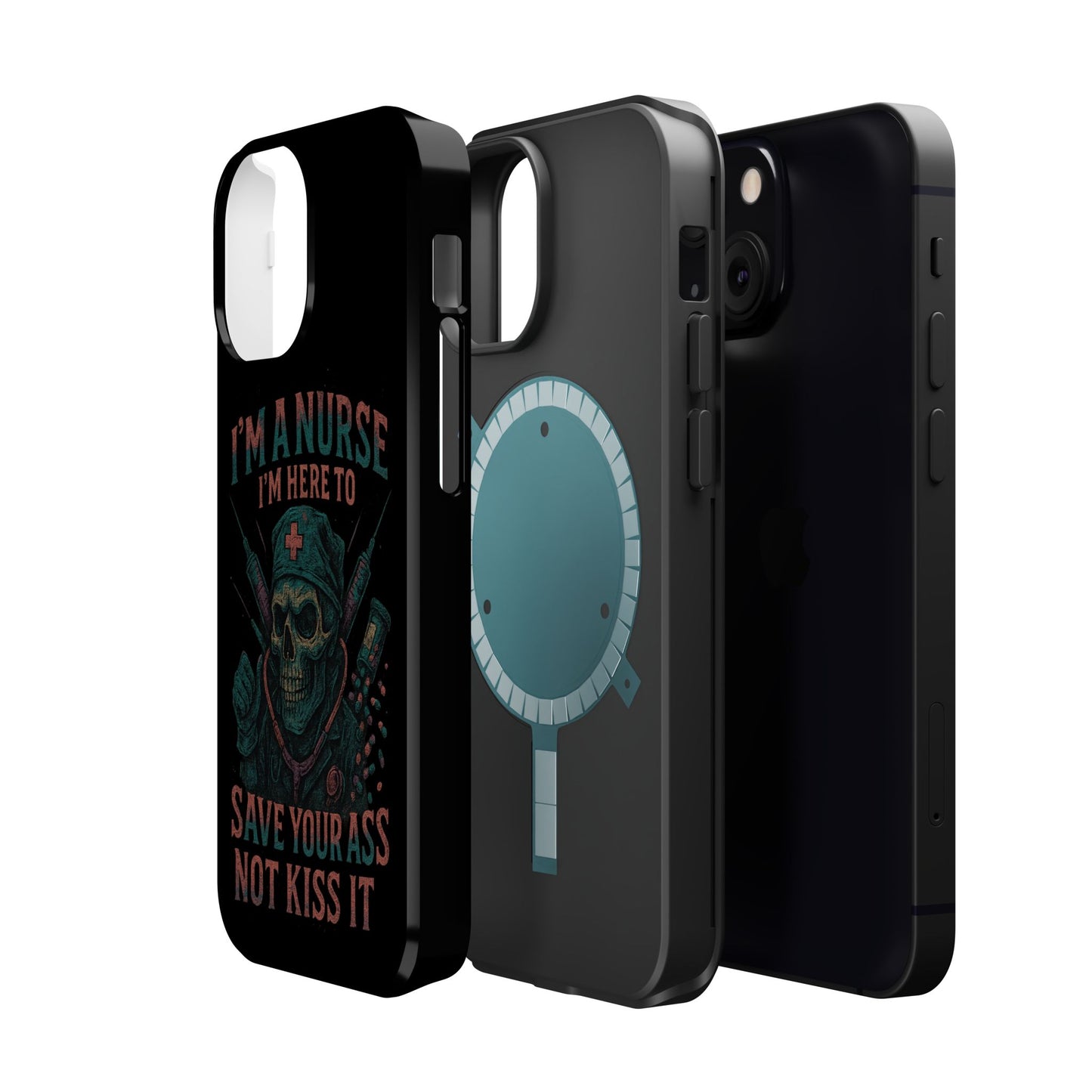 Nurse Humor Phone Case - Magnetic Tough Cases for Healthcare Professionals, Funny Nurse Gifts, Medical Gear, Supportive Nurse Accessories