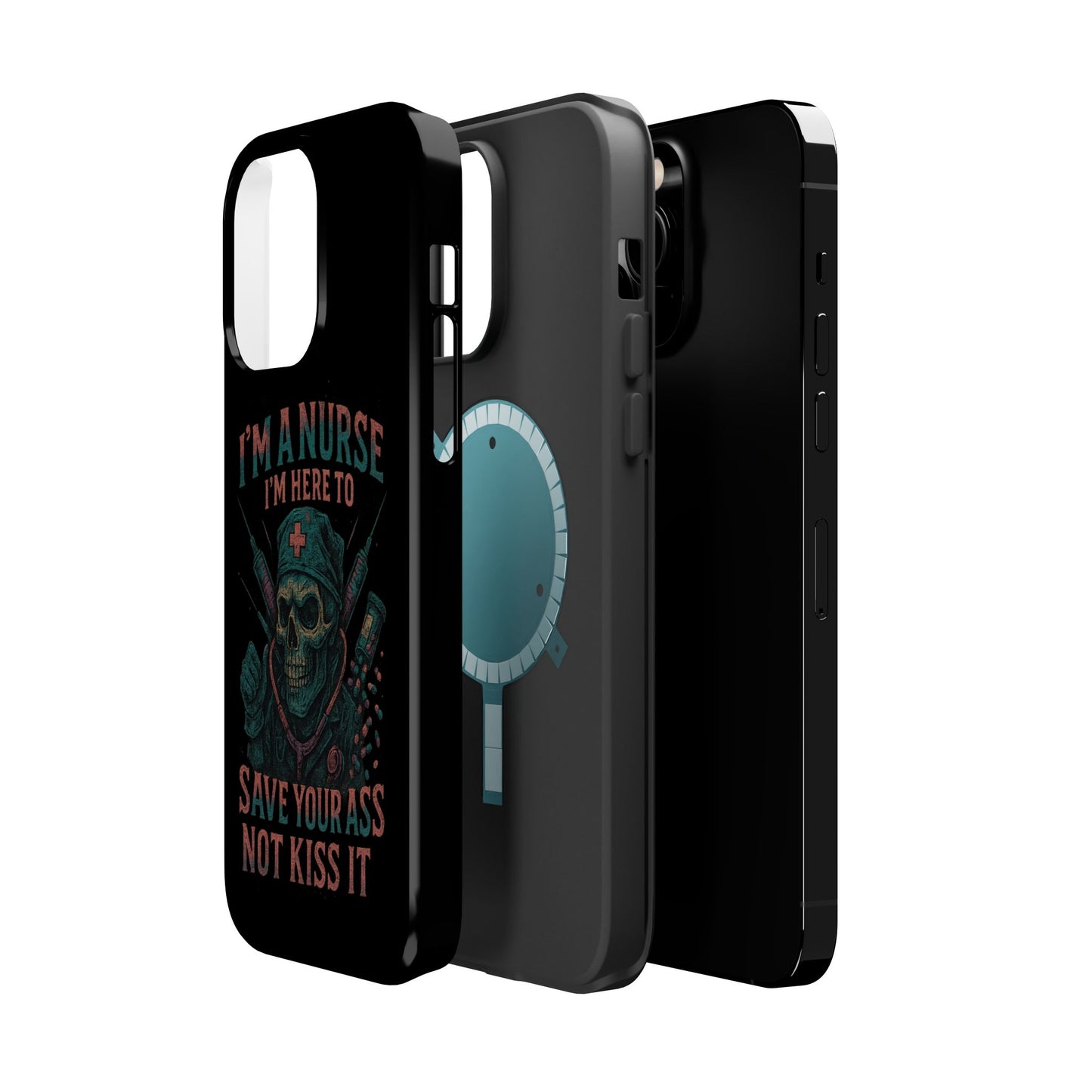 Nurse Humor Phone Case - Magnetic Tough Cases for Healthcare Professionals, Funny Nurse Gifts, Medical Gear, Supportive Nurse Accessories