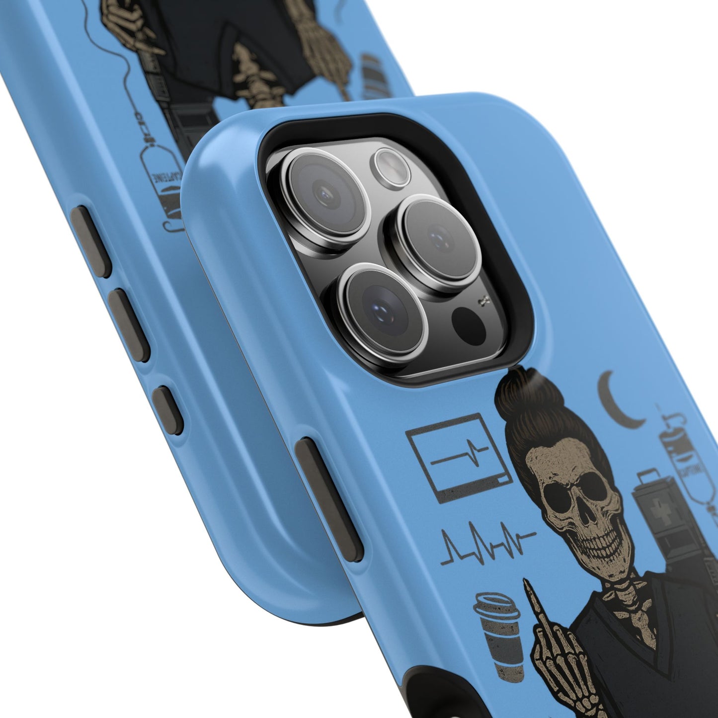 “It’s Not Night Shift Until Someone Cries and Someone Codes” – Nurse Chaos Phone Case