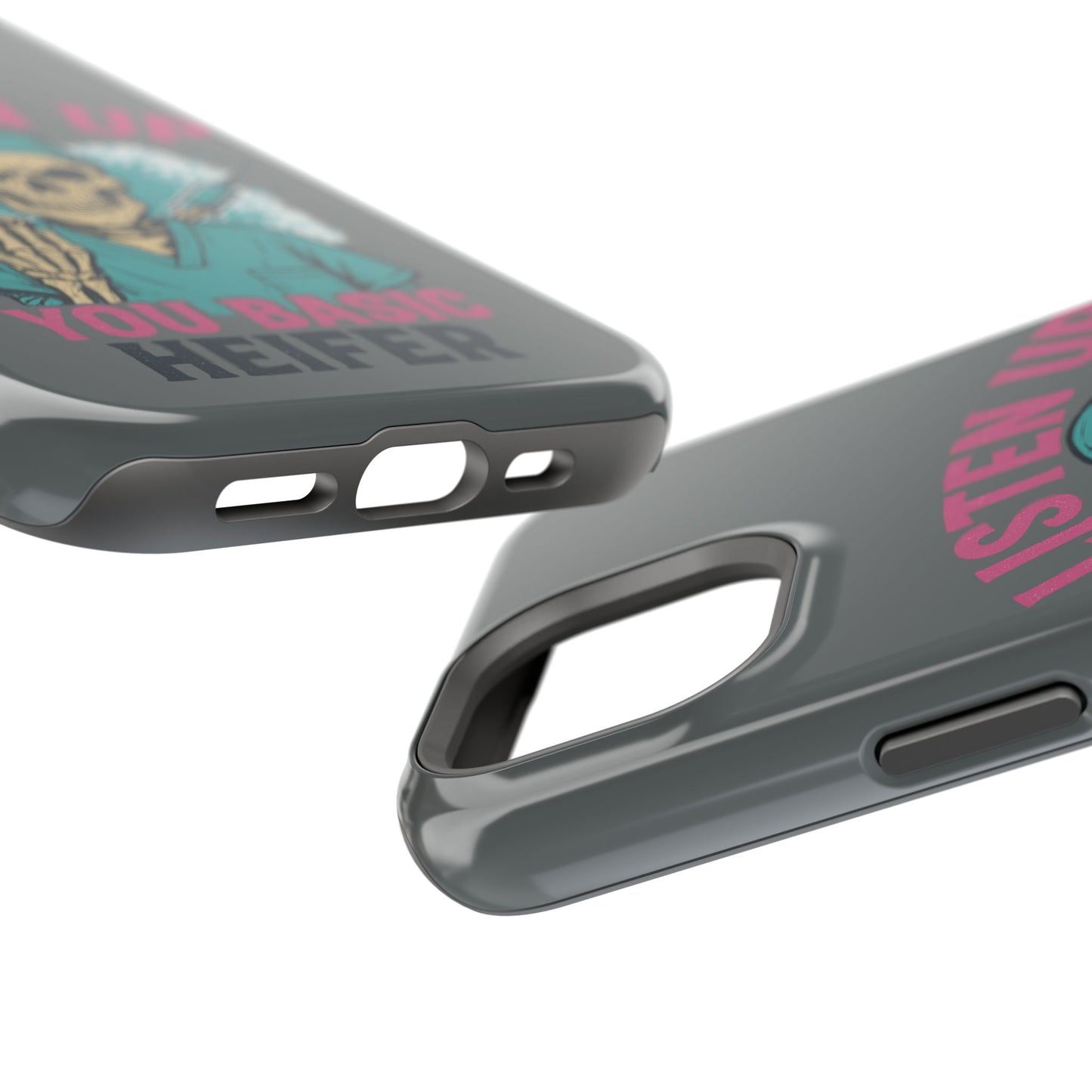 Edgy Nurse Phone Case, Gift for Healthcare Workers, Skull Design Case, Halloween Accessories, Trendy Tough Cases