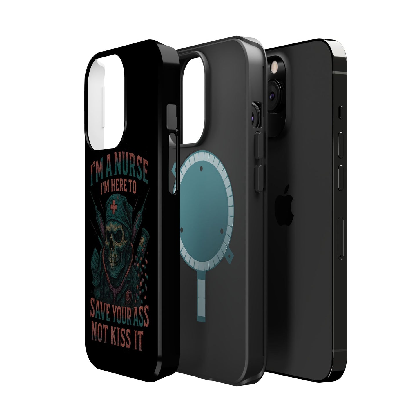 Nurse Humor Phone Case - Magnetic Tough Cases for Healthcare Professionals, Funny Nurse Gifts, Medical Gear, Supportive Nurse Accessories