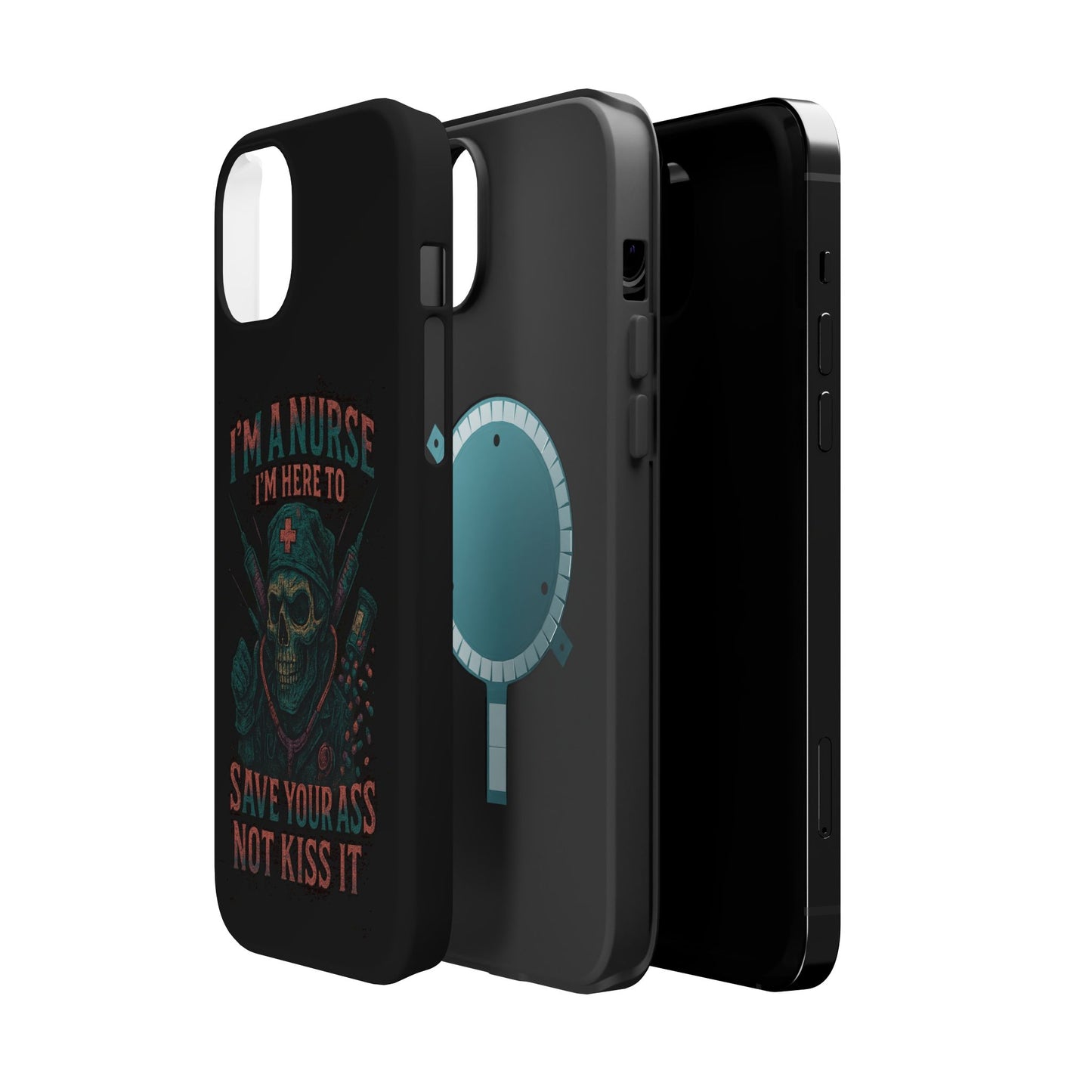 Nurse Humor Phone Case - Magnetic Tough Cases for Healthcare Professionals, Funny Nurse Gifts, Medical Gear, Supportive Nurse Accessories