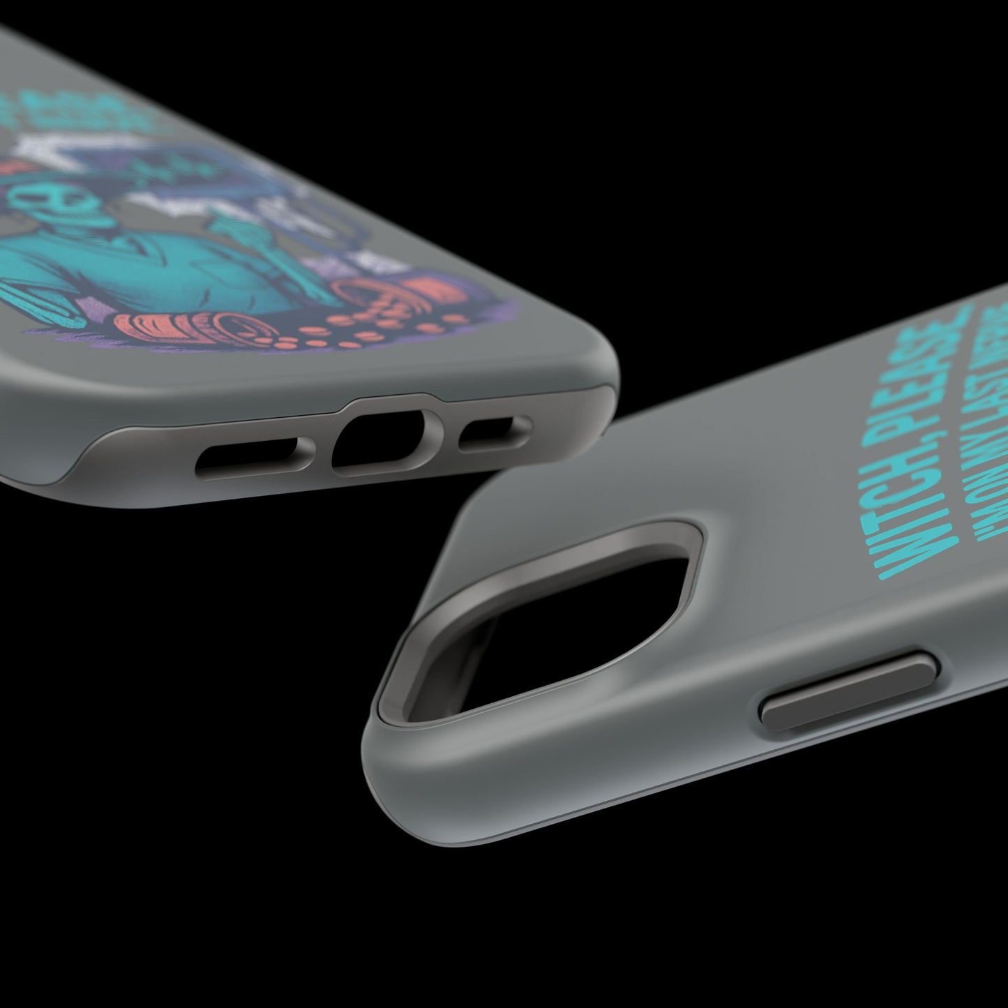 Spooky Phone Case: Witch Please! I'm On My Last Nerve, Halloween Gift, Cute Phone Accessory, Unique Tough Case, Funny Phone Protection