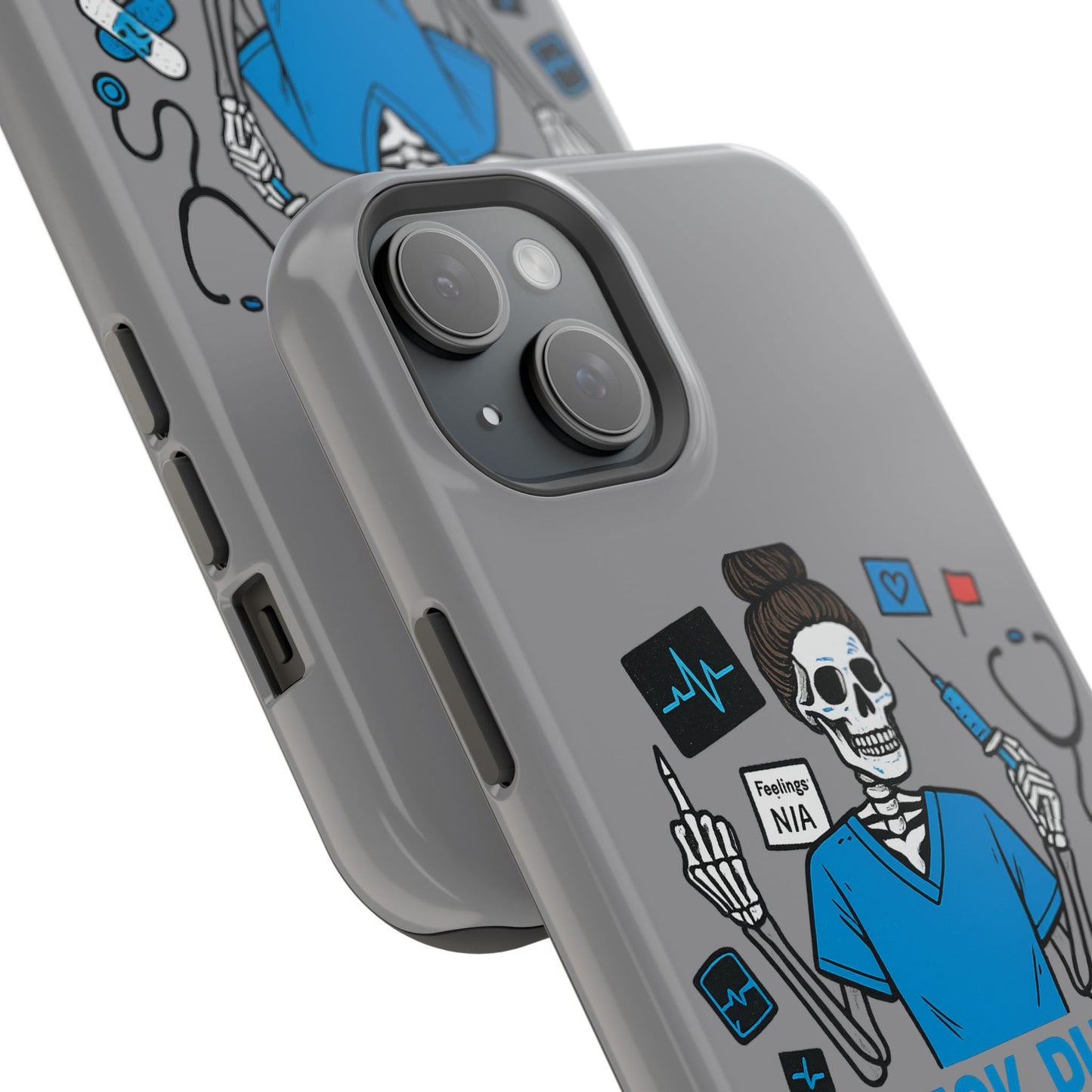 “I Check Pulses, Not Feelings” – Blunt Nurse Phone Case