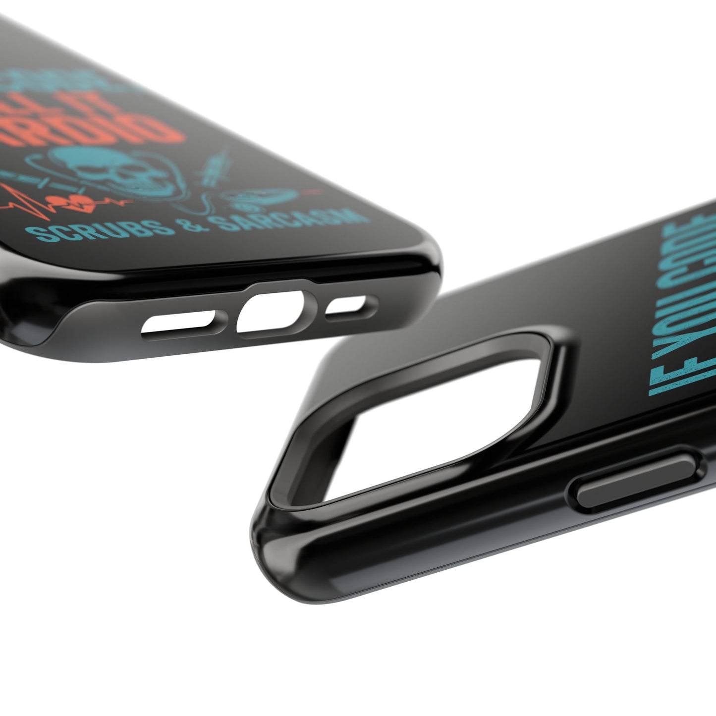 Magnetic Phone Cases for Nurses, Funny Code Humor, Cute Sarcastic Gifts, Tech Accessories, Medical Profession, Unique Design