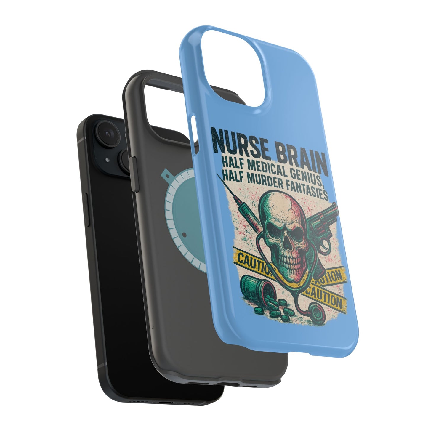 Nurse-Themed Phone Case, Medical Humor, Gift for Nurses, Unique Phone Accessory, Hospital Humor, Durable Tough Case