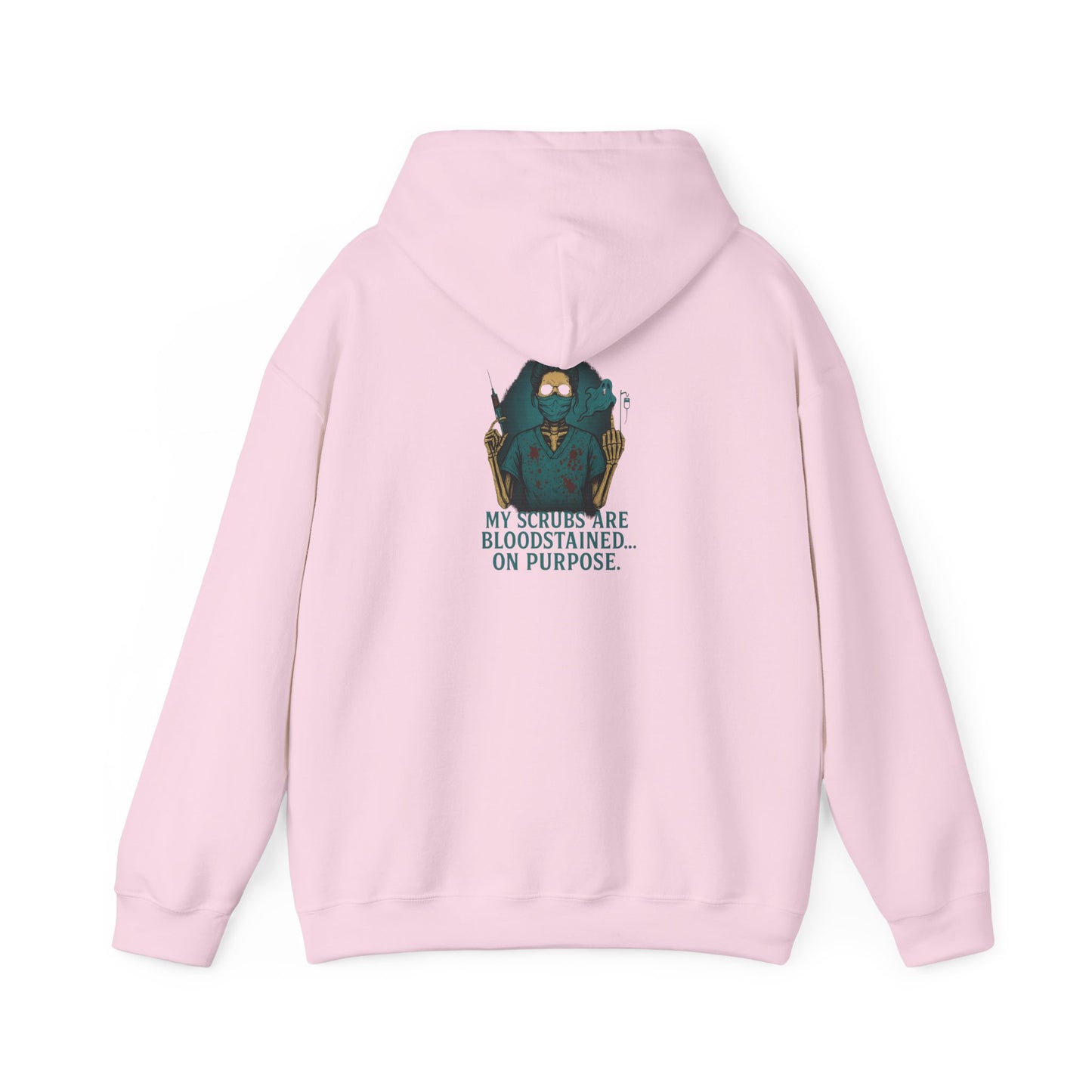 Bloodstained Purpose Hoodie - Unisex Heavy Blend Sweatshirt, Casual Wear, Gift for Him/Her, Halloween Apparel, Cozy Style