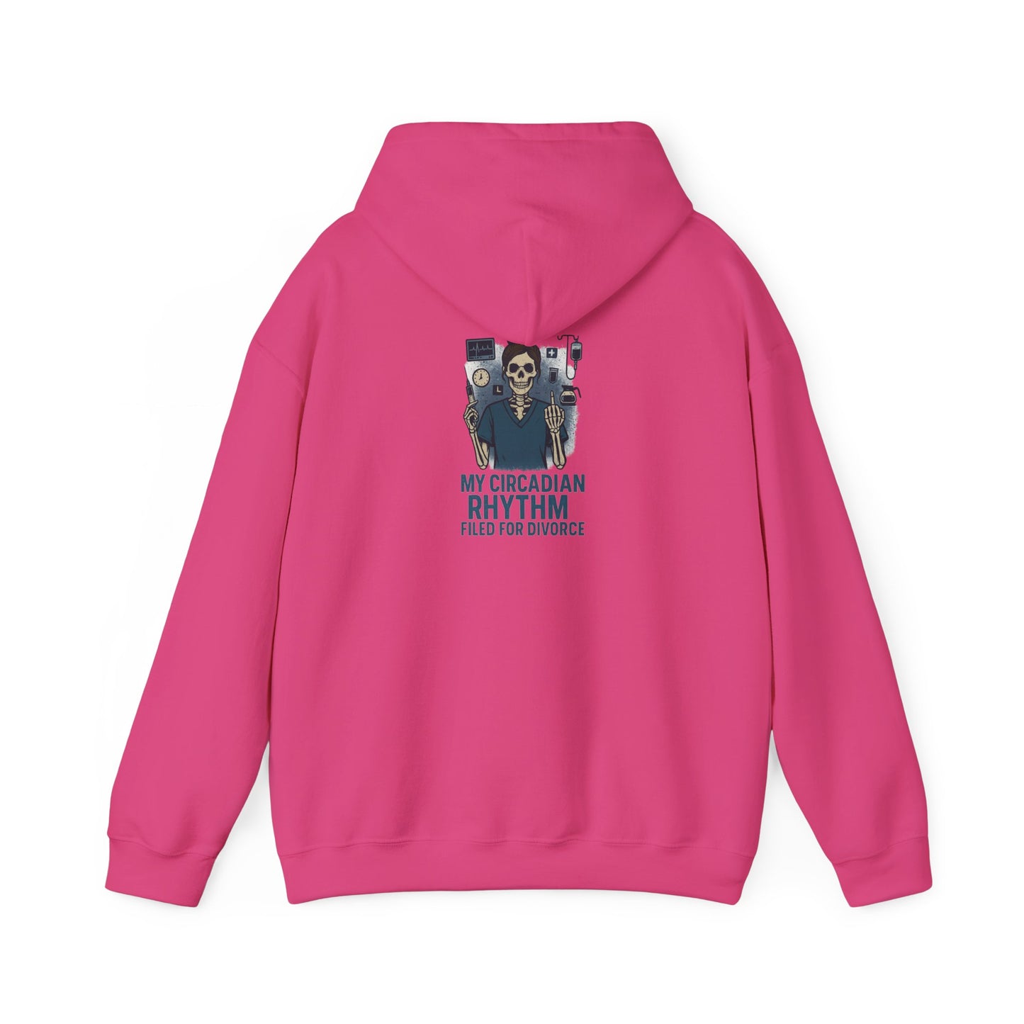 “My Circadian Rhythm Filed for Divorce” – Funny Night Shift Hoodie
