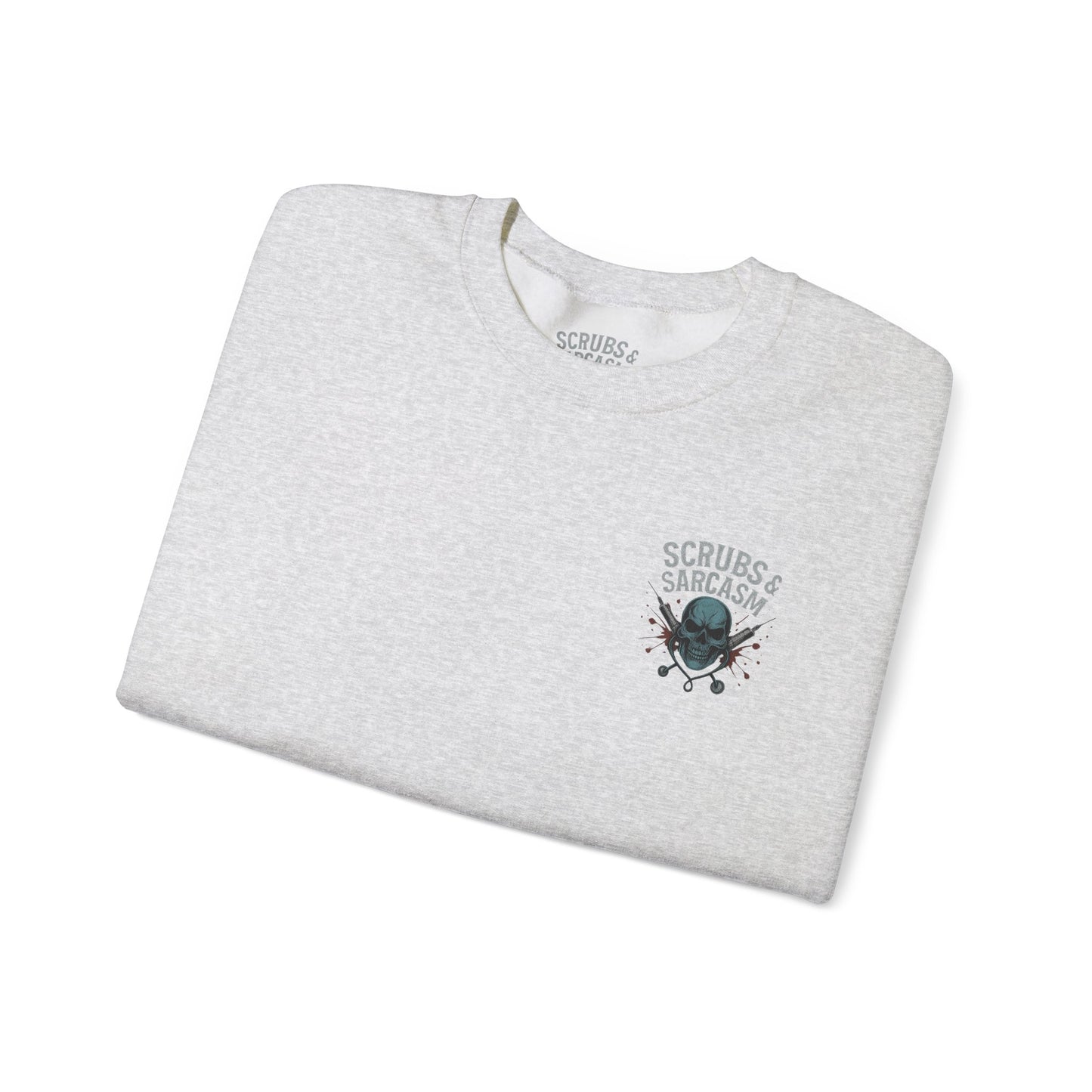 “Fluent in Sarcasm, IV Drips, and Bad Decisions” – Burnout Nurse Sweatshirt