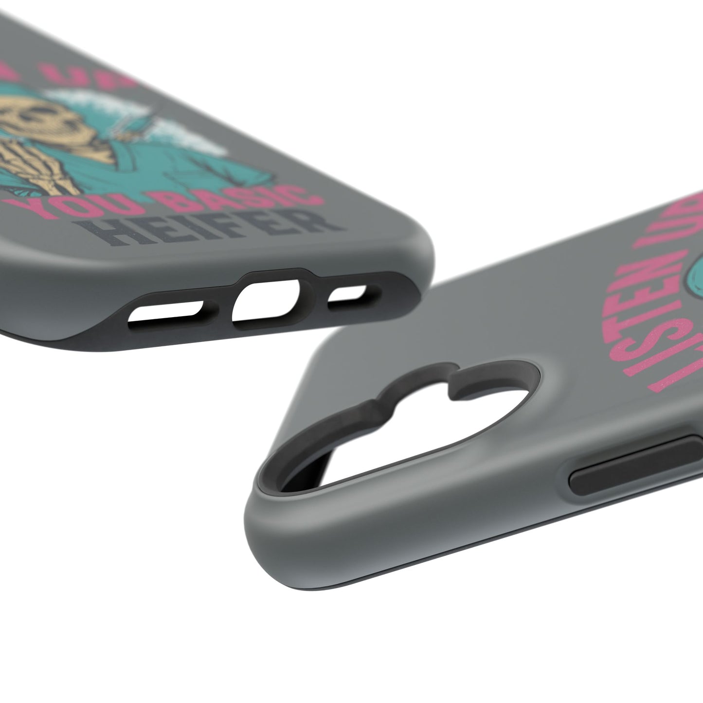 Edgy Nurse Phone Case, Gift for Healthcare Workers, Skull Design Case, Halloween Accessories, Trendy Tough Cases