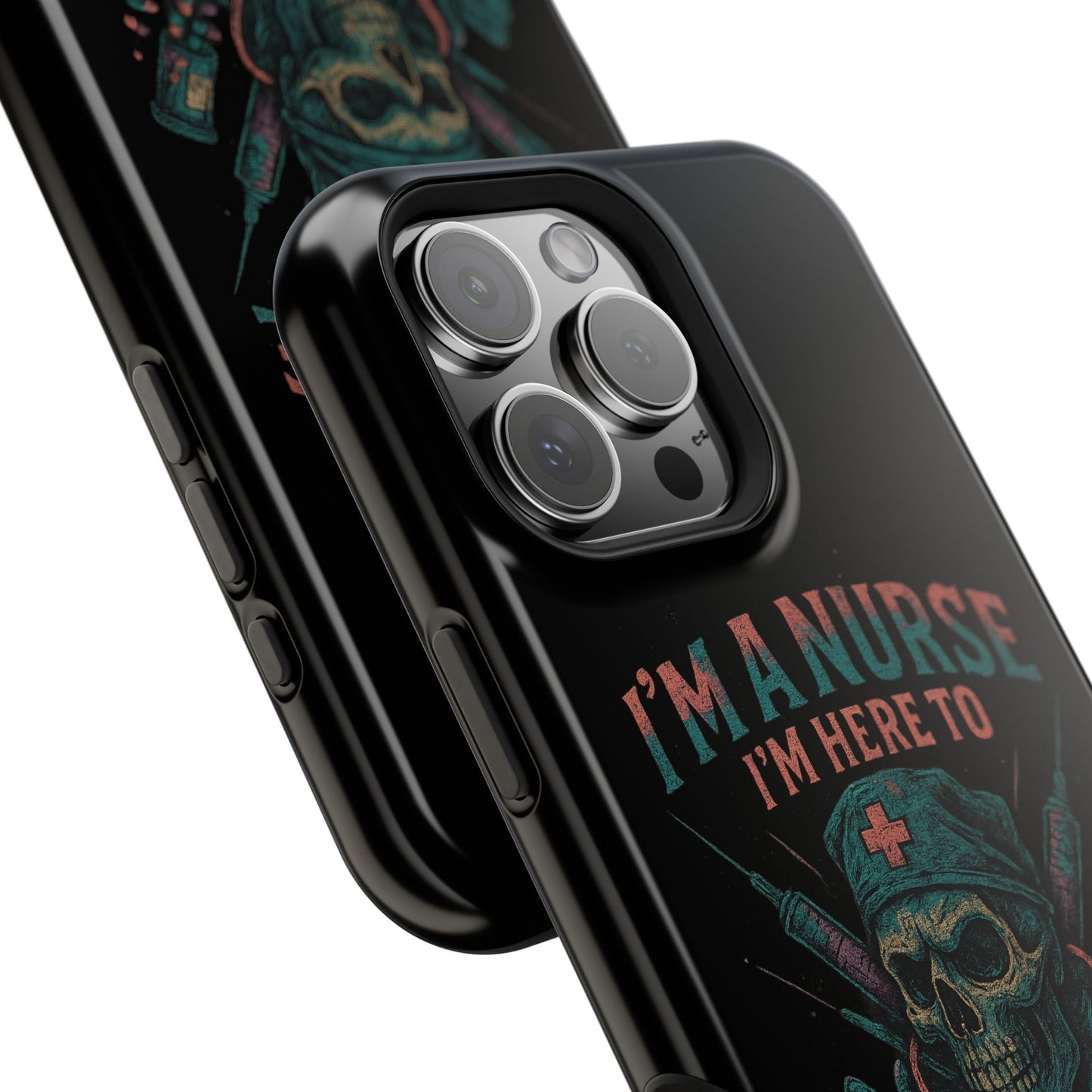 Nurse Humor Phone Case - Magnetic Tough Cases for Healthcare Professionals, Funny Nurse Gifts, Medical Gear, Supportive Nurse Accessories