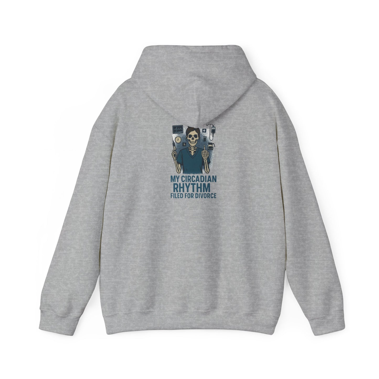 “My Circadian Rhythm Filed for Divorce” – Funny Night Shift Hoodie