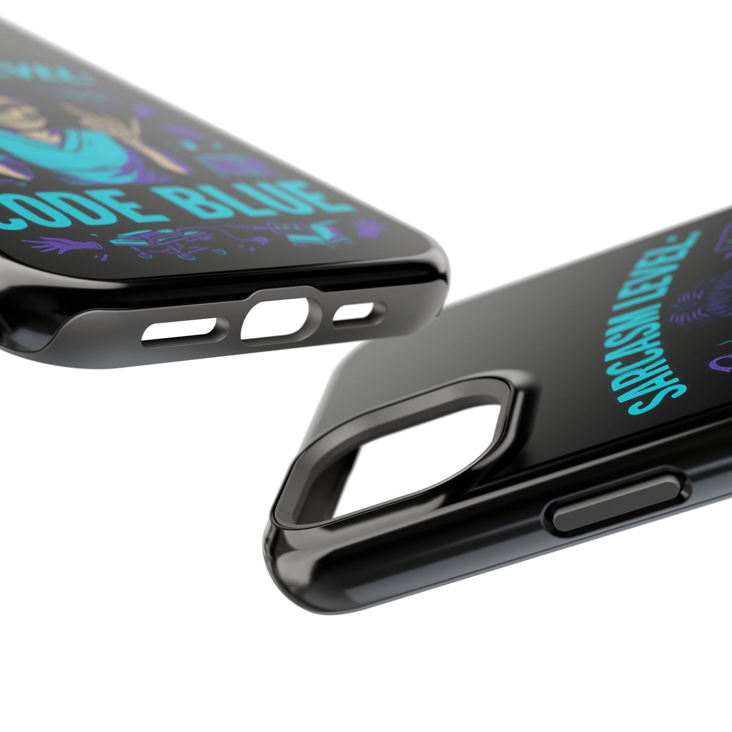 Sassy Medical Humor Phone Case - Sarcasm Level: Code Blue, Nurse Gift, Healthcare Humor, Medical Professional Accessory, Unique Phone Cover
