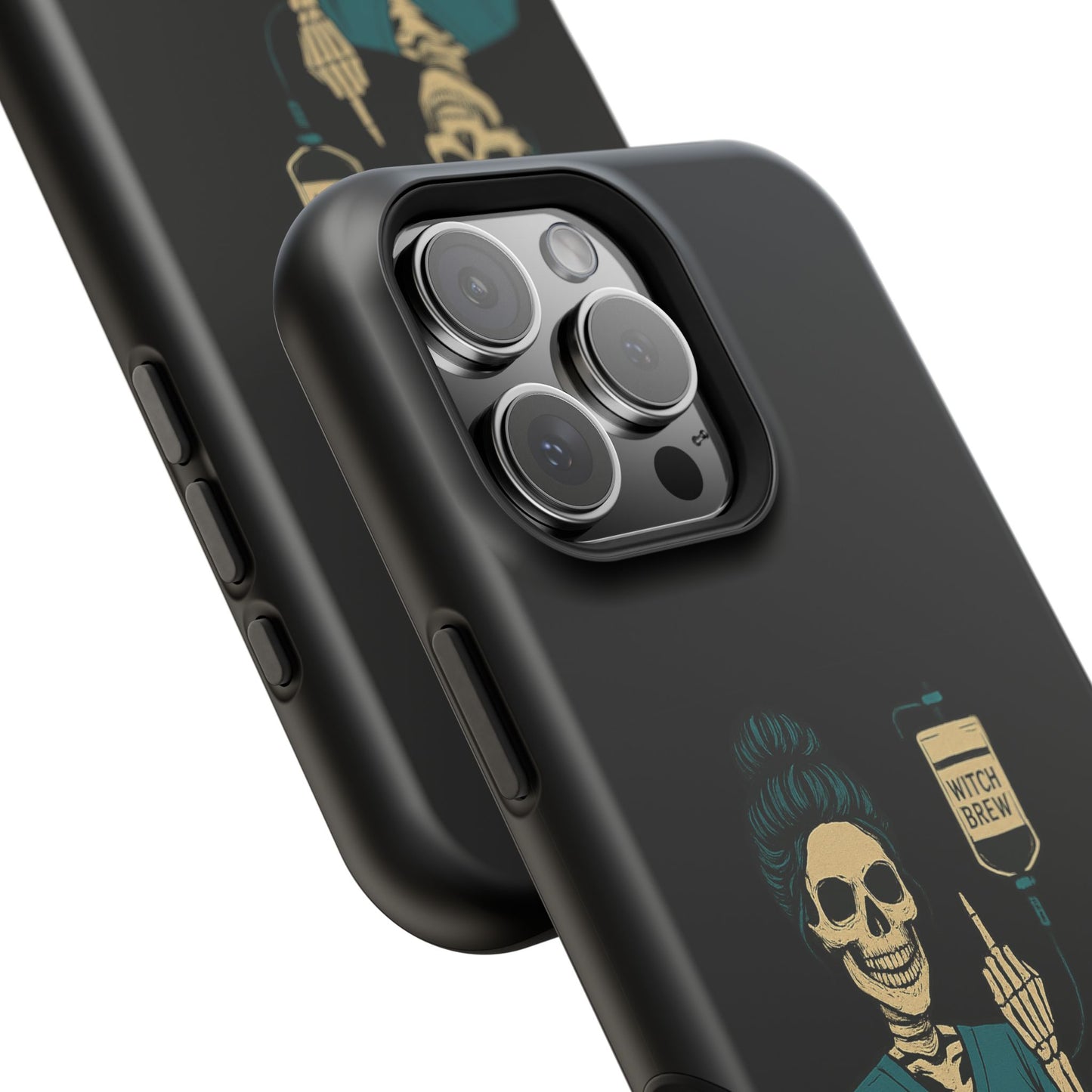 Caffeine Chaos Magnetic Phone Case, Halloween Gift, Witchy Accessories, Phone Cover, Spooky Style