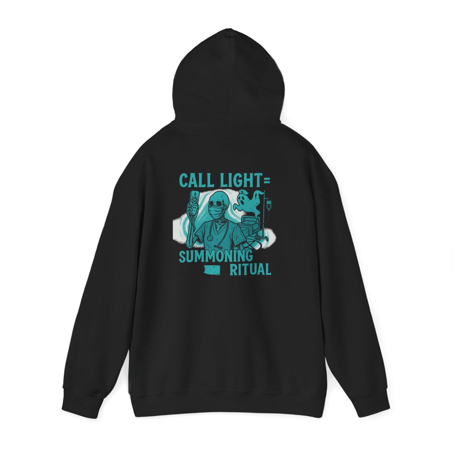 Cozy Unisex Sweatshirt with Summoning Ritual Design for Casual Wear, Gifts, Home, and Halloween
