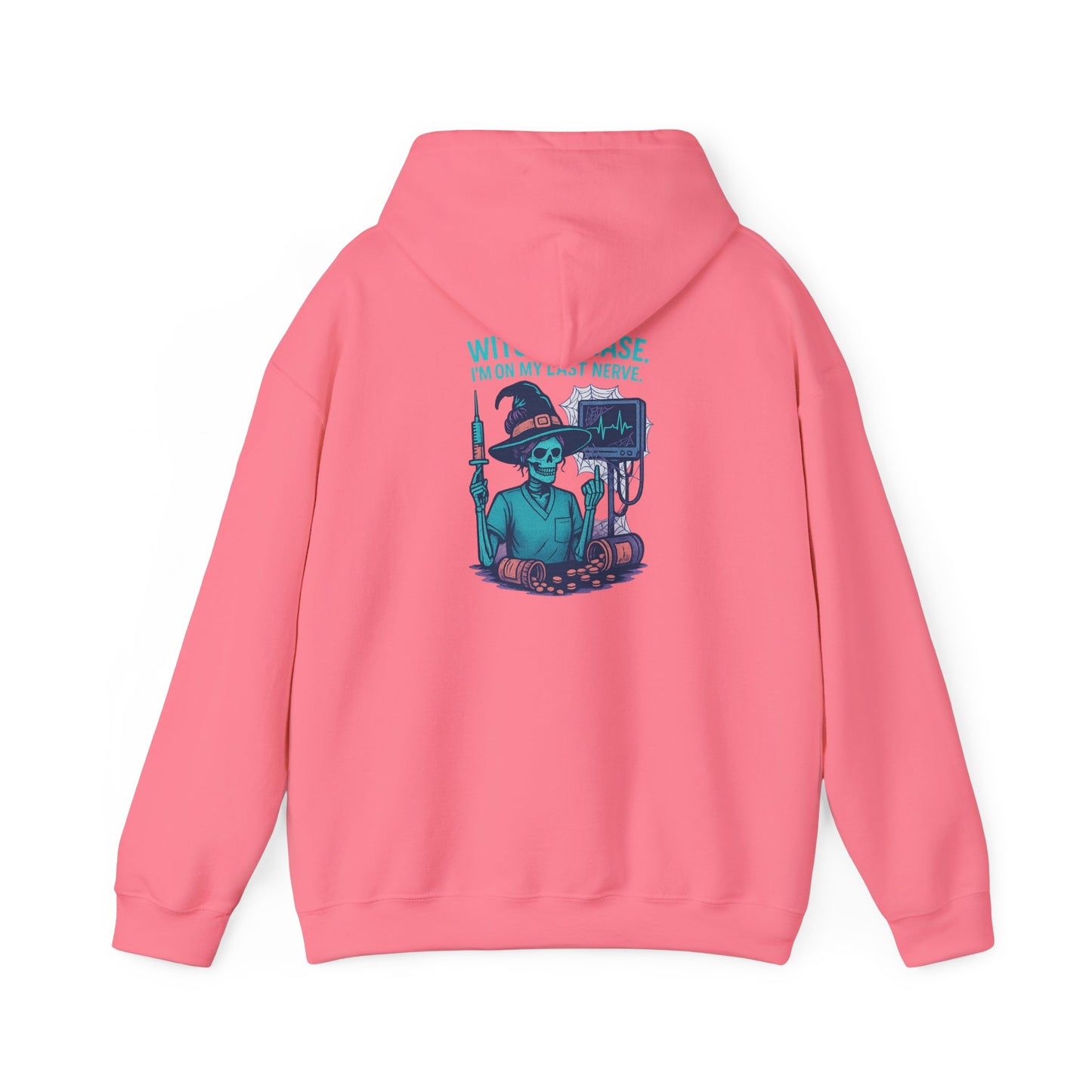 Charming Witchy Sweatshirt, Cozy Autumn Apparel, Halloween Gift for Her, Unisex Fall Hoodie, Casual Witch Theme Sweatshirt