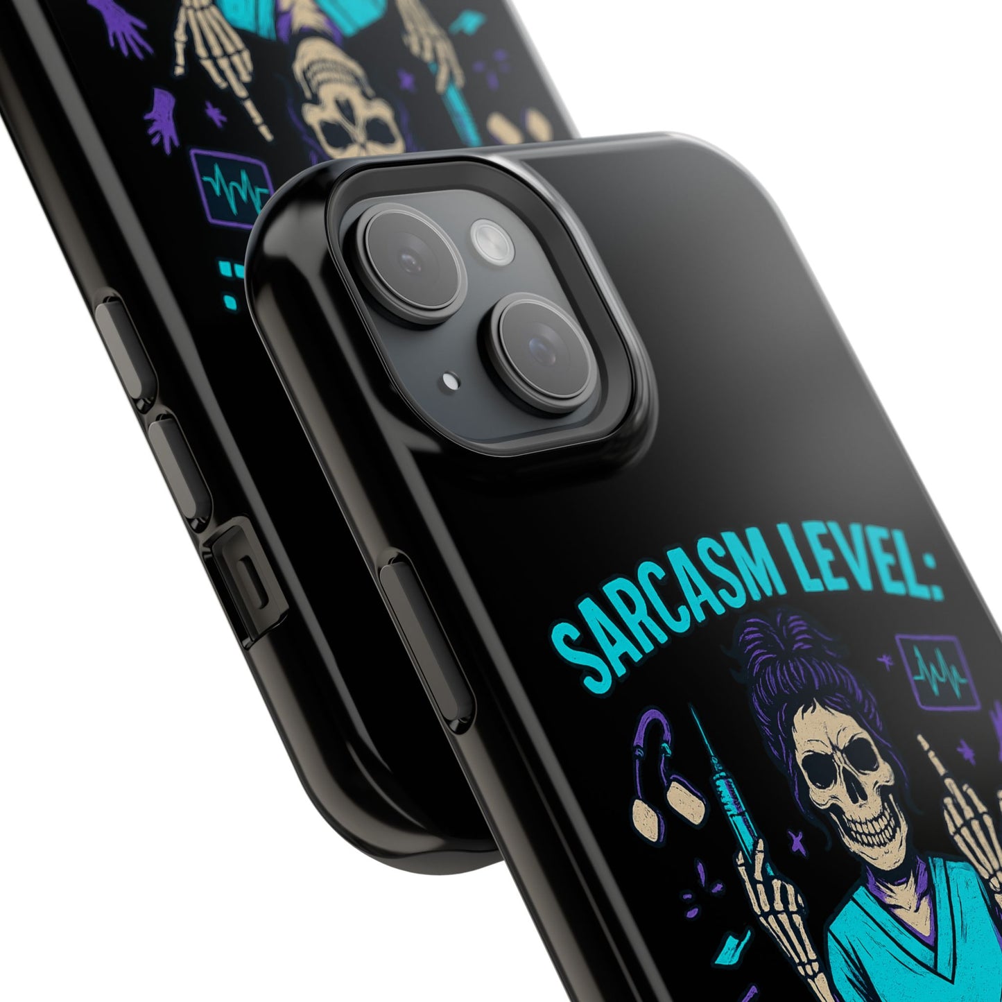 Sassy Medical Humor Phone Case - Sarcasm Level: Code Blue, Nurse Gift, Healthcare Humor, Medical Professional Accessory, Unique Phone Cover
