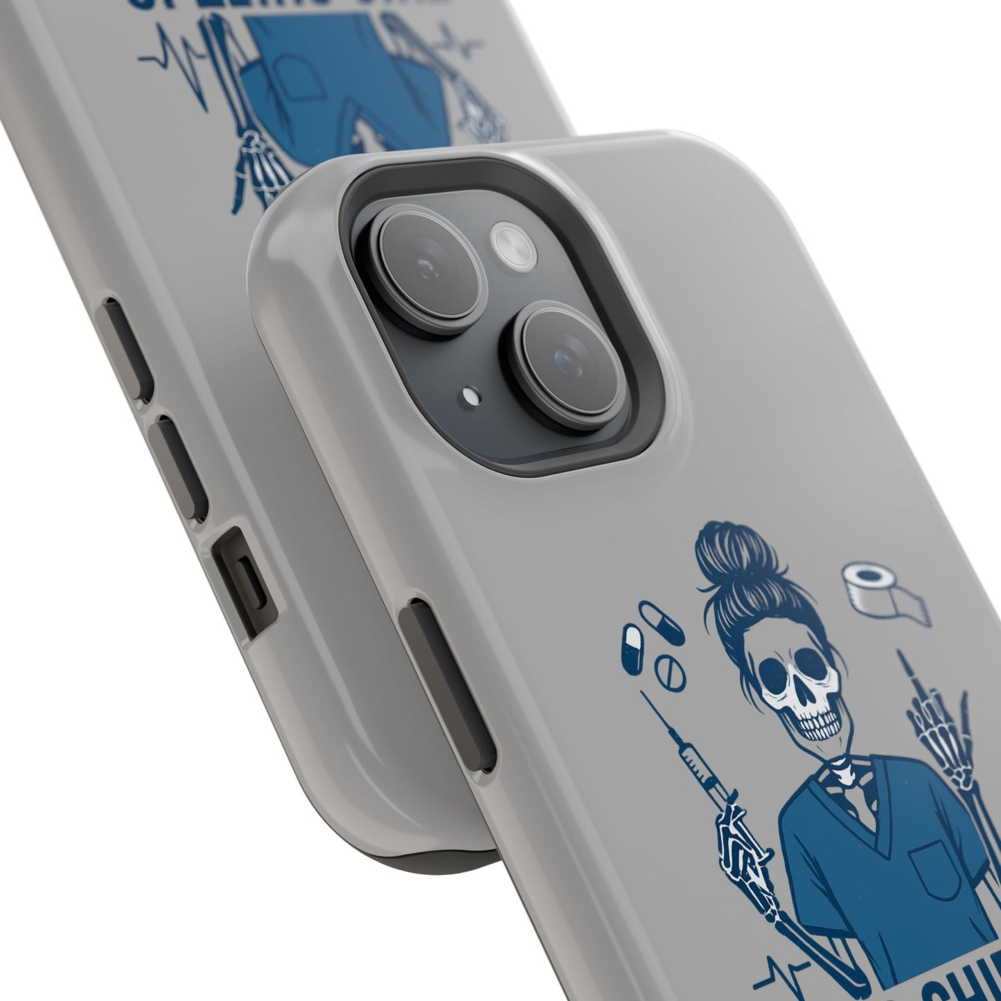 “This Shift Sponsored by Spite and Medical Tape” – Sarcastic Nurse Phone Case
