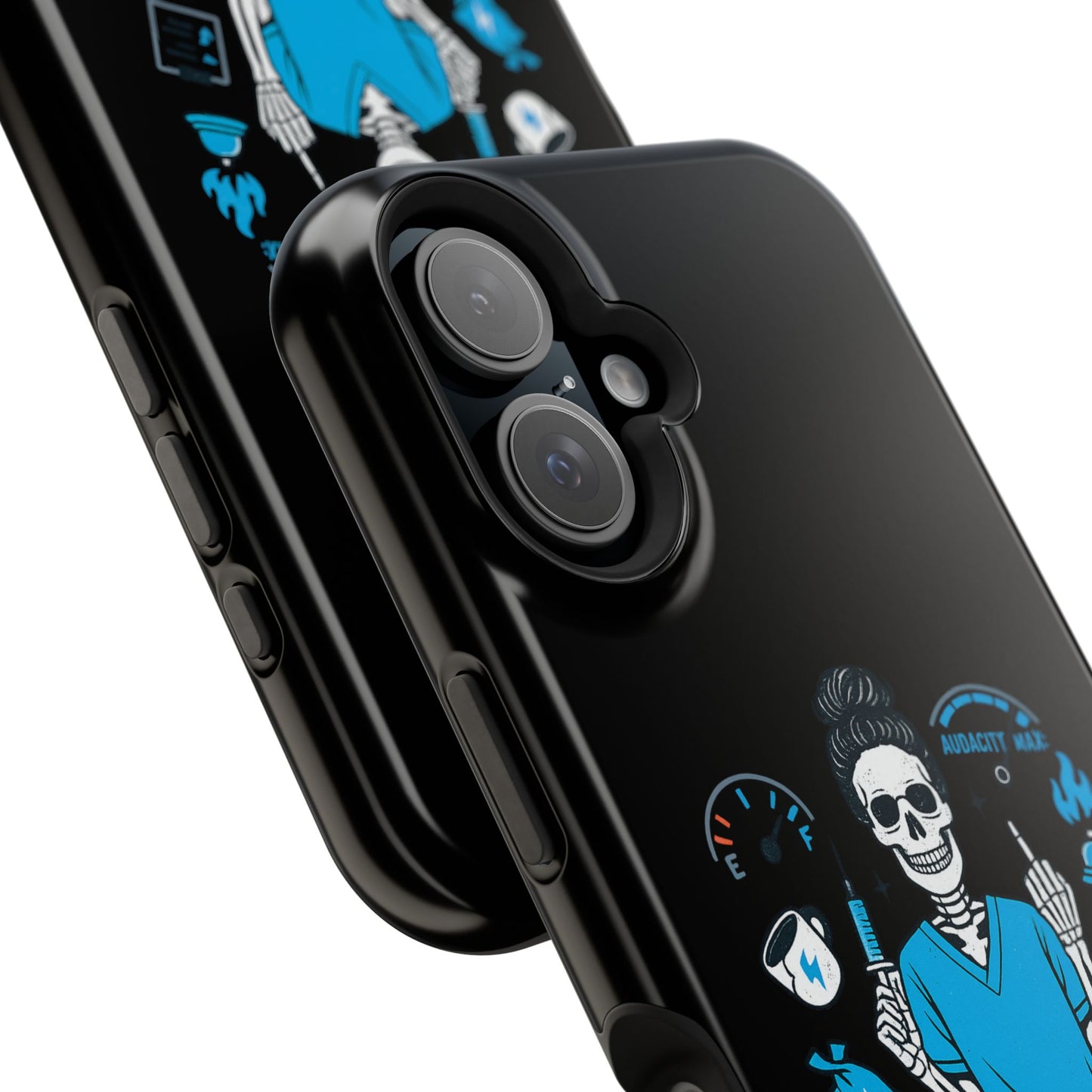 “Running on Empty and Audacity” – Nurse Chaos Phone Case