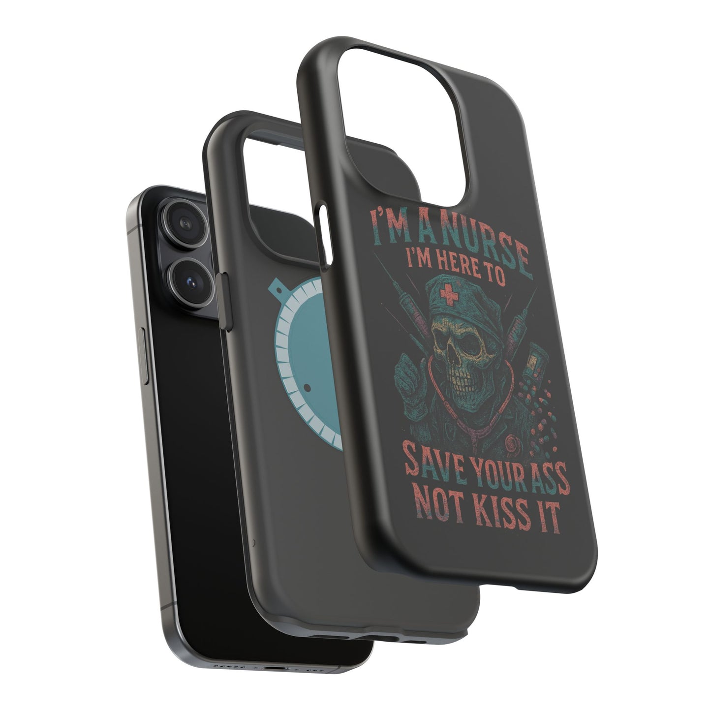 Nurse Humor Phone Case - Magnetic Tough Cases for Healthcare Professionals, Funny Nurse Gifts, Medical Gear, Supportive Nurse Accessories