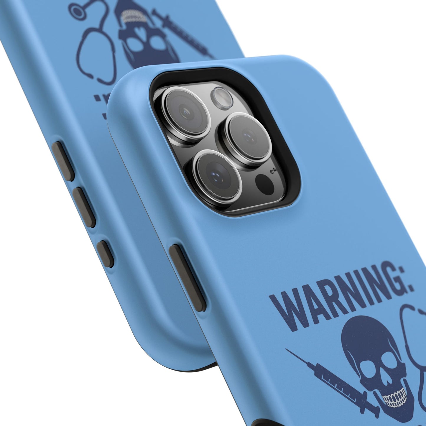 Warning May Stab Repeatedly Phone Case | Quirky Medical Humor, Gift for Healthcare Workers, Fun Phone Accessories, Doctors' Gift, Nurse Gift