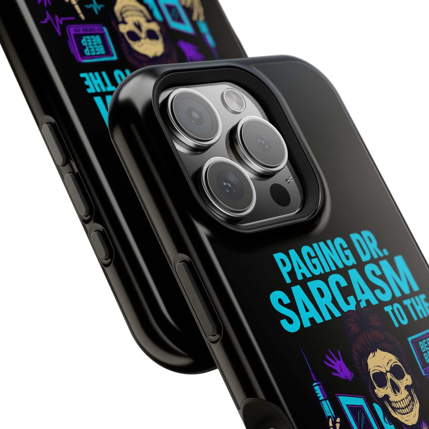 Medical Humor Magnetic Cases - Paging Dr. Sarcasm, Doctor Phone Case, Funny Gift for Nurses, Hospital Staff, Sarcastic Design