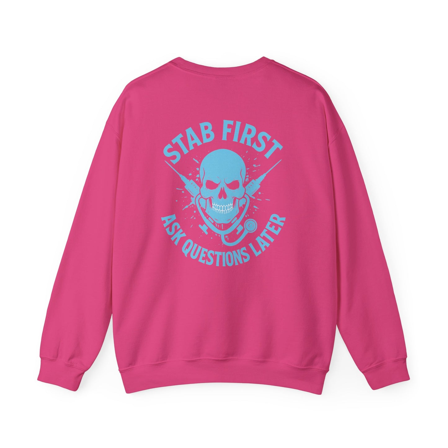 Skull Graphics Sweatshirt - Trendy Unisex Crewneck, Casual Streetwear, Gift for Him/Her, Halloween Apparel, Edgy Outfit
