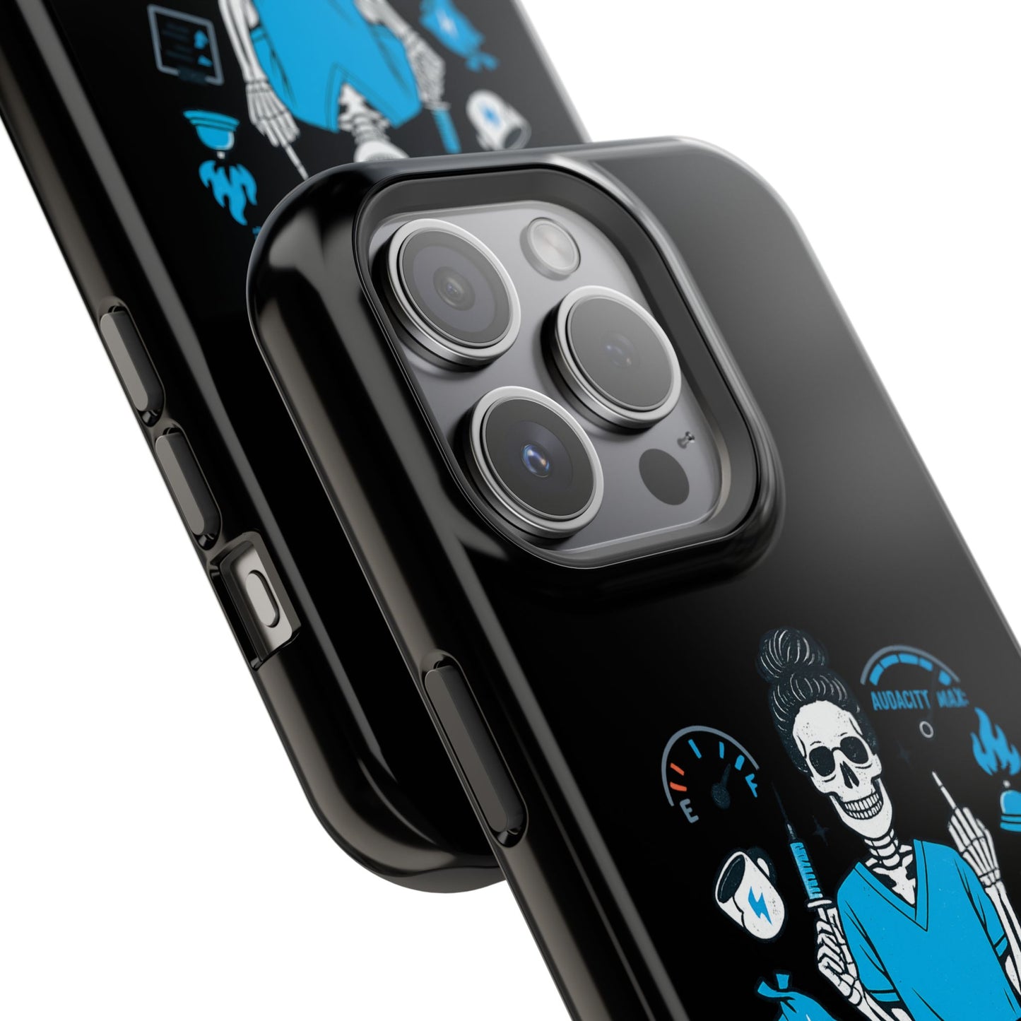 “Running on Empty and Audacity” – Nurse Chaos Phone Case