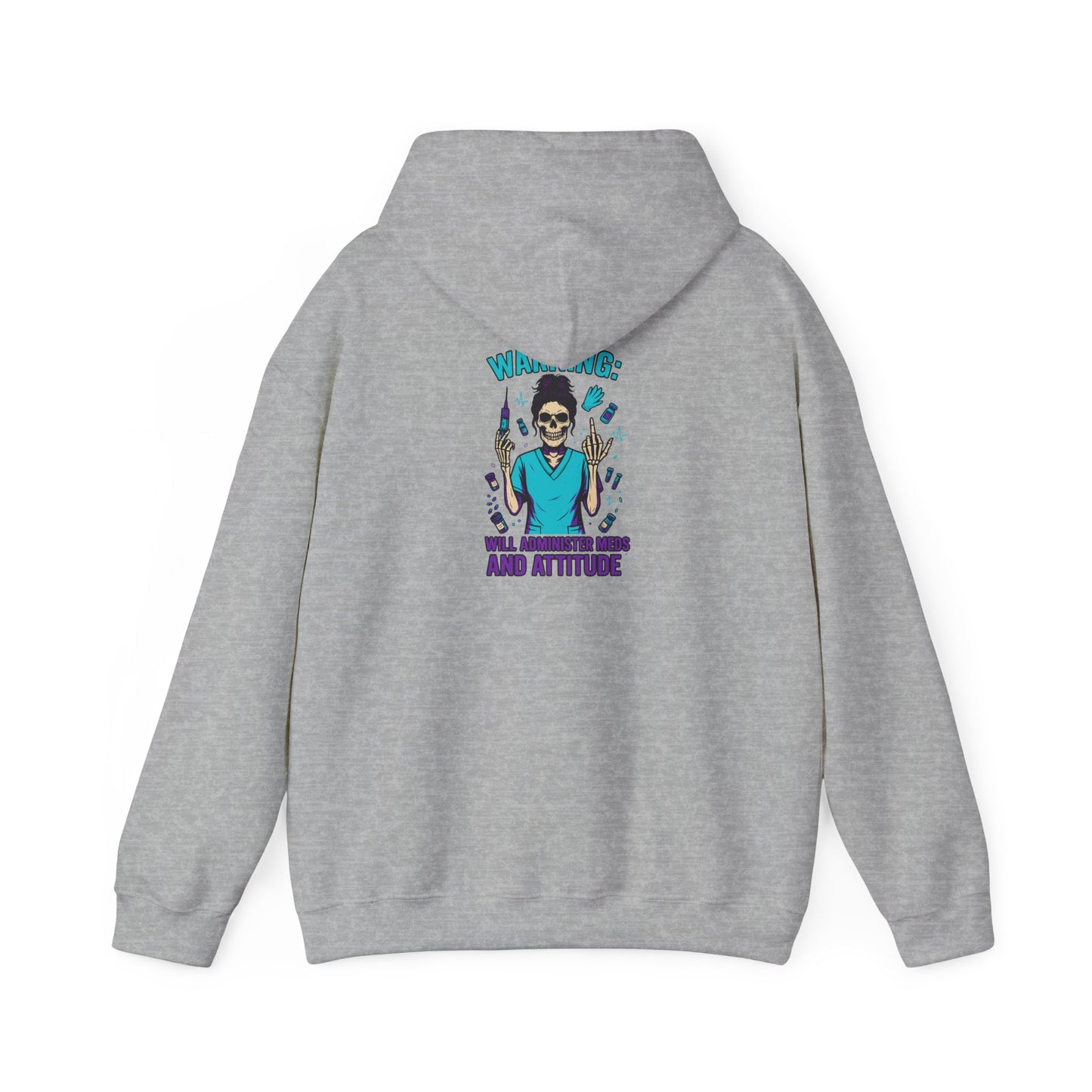 Vibrant Attitude Hoodie, Unisex Graphics Sweatshirt, Bold Statement Sweatshirt, Perfect Gift for Friends, Casual Streetwear