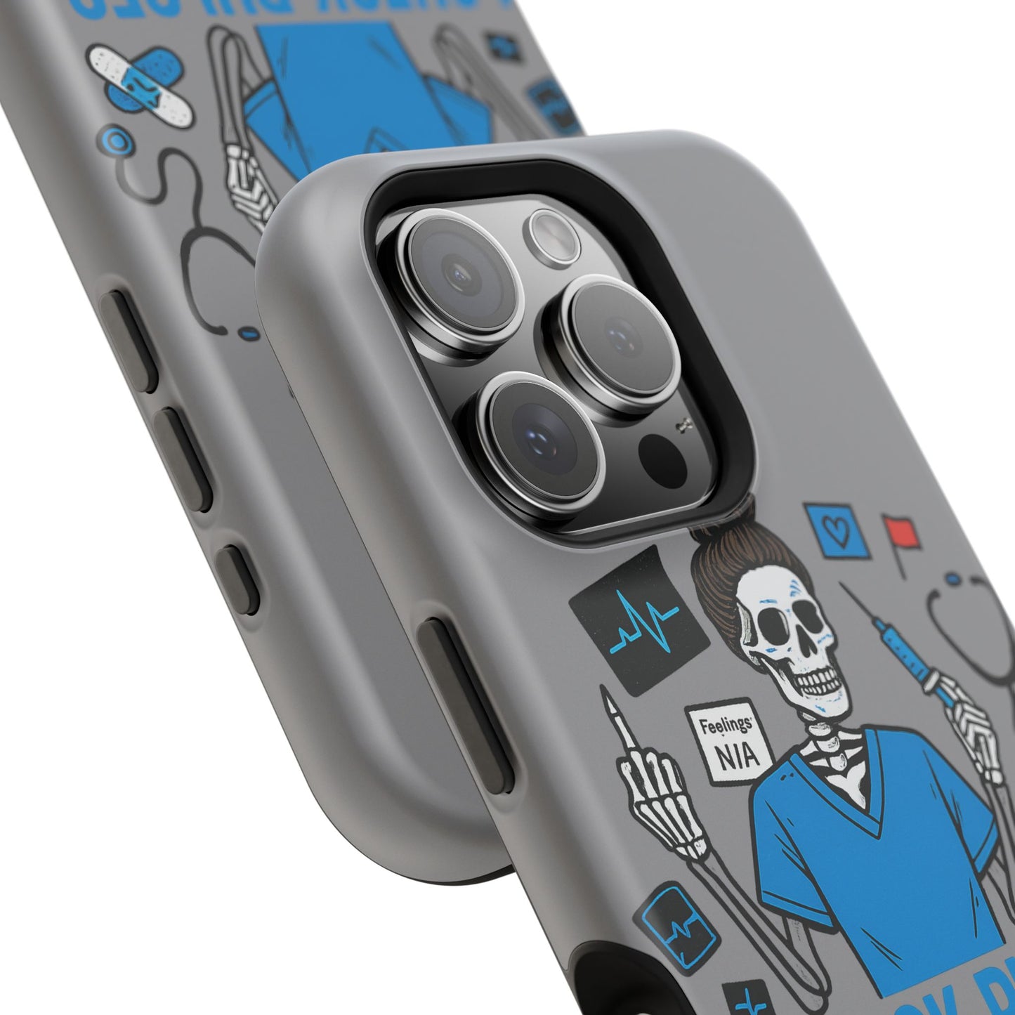 “I Check Pulses, Not Feelings” – Blunt Nurse Phone Case