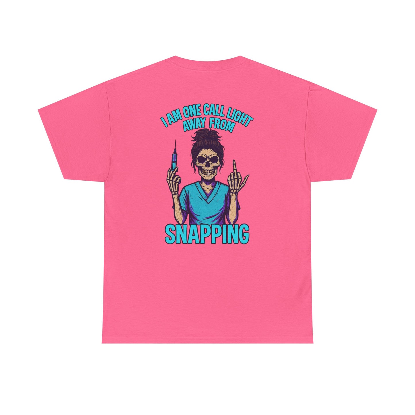 Skeleton Nurse Tee, Fun Graphic Tee, Unisex Cotton T-Shirt, Halloween Costume Shirt, Nurse Appreciation Gift, Medical Humor Outfit