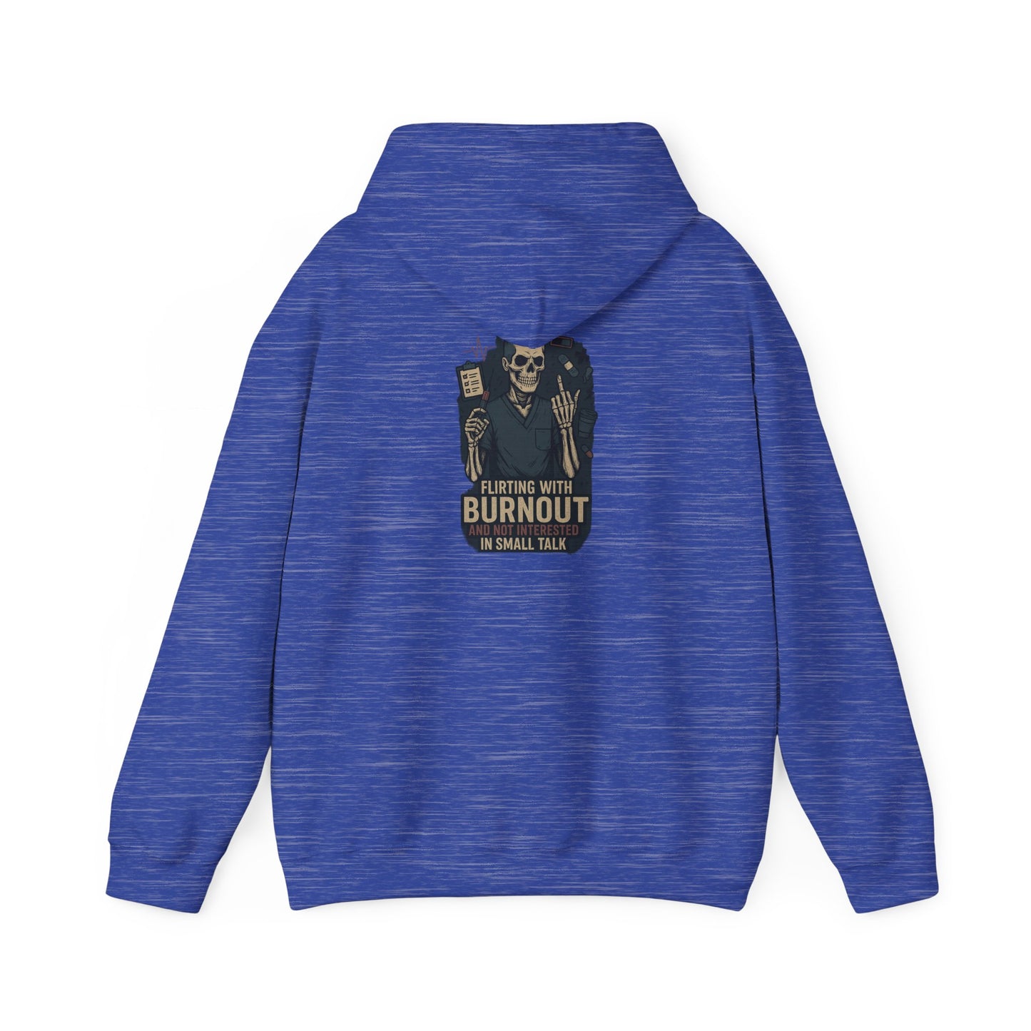 “Flirting With Burnout and Not Interested in Small Talk” – Men’s Chaos Hoodie