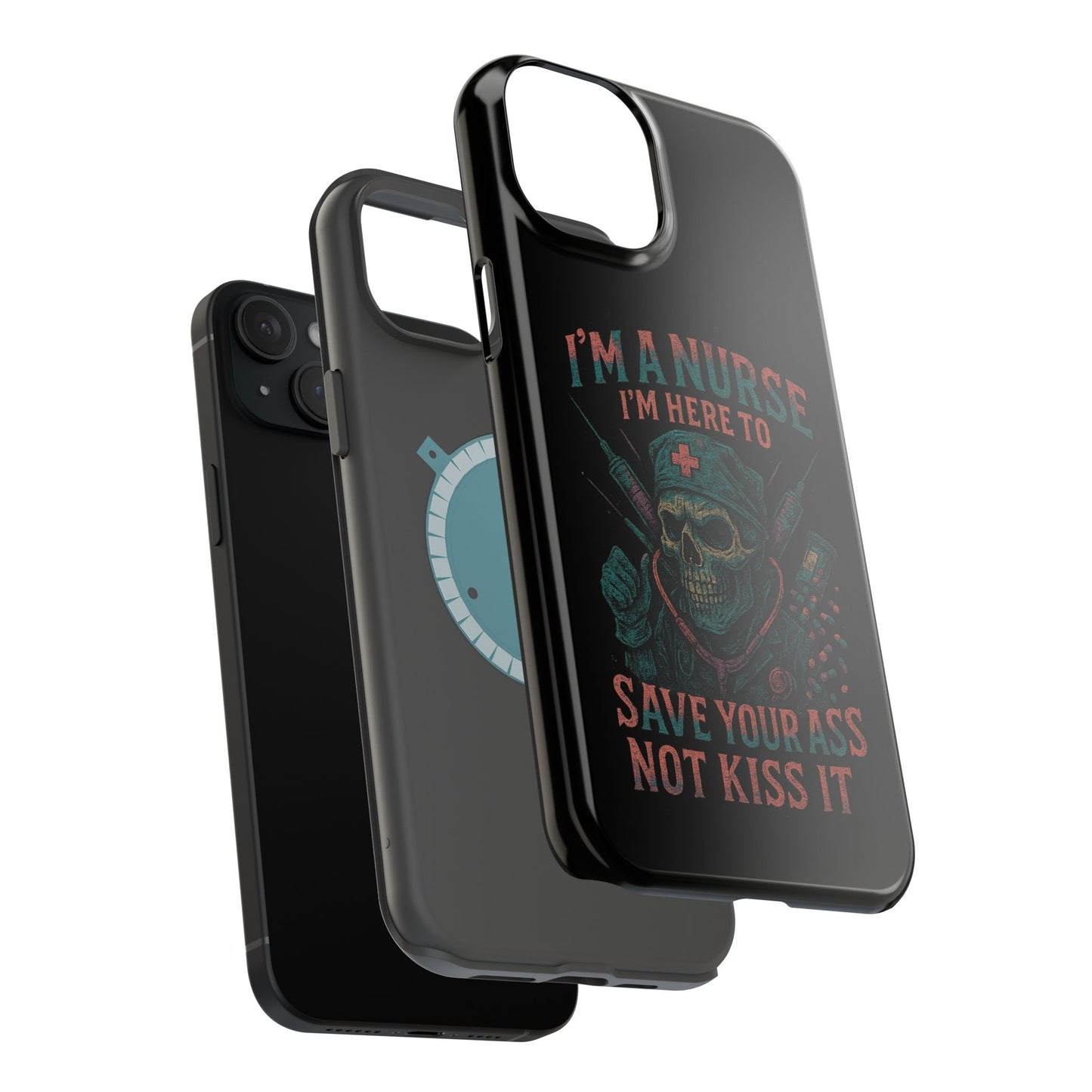 Nurse Humor Phone Case - Magnetic Tough Cases for Healthcare Professionals, Funny Nurse Gifts, Medical Gear, Supportive Nurse Accessories