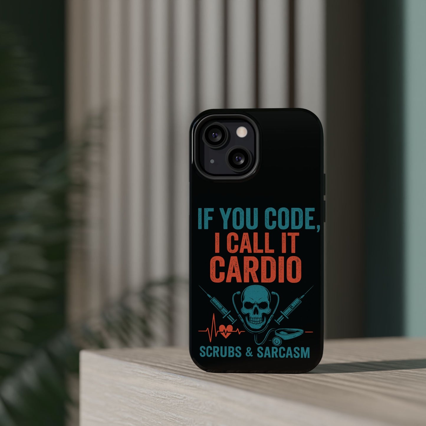 Magnetic Phone Cases for Nurses, Funny Code Humor, Cute Sarcastic Gifts, Tech Accessories, Medical Profession, Unique Design