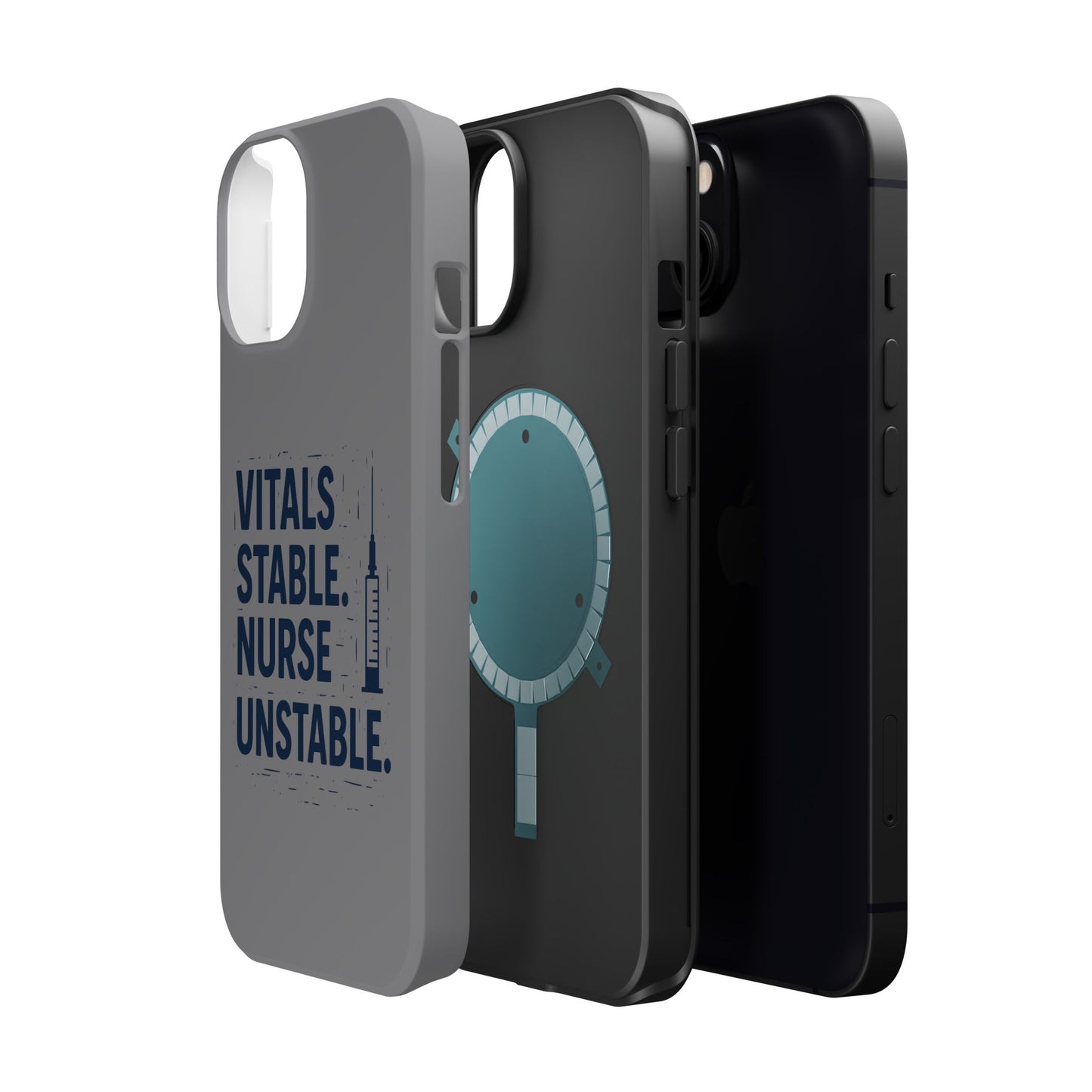 “Vitals Stable. Nurse Unstable.” – Sarcastic Nurse Phone Case
