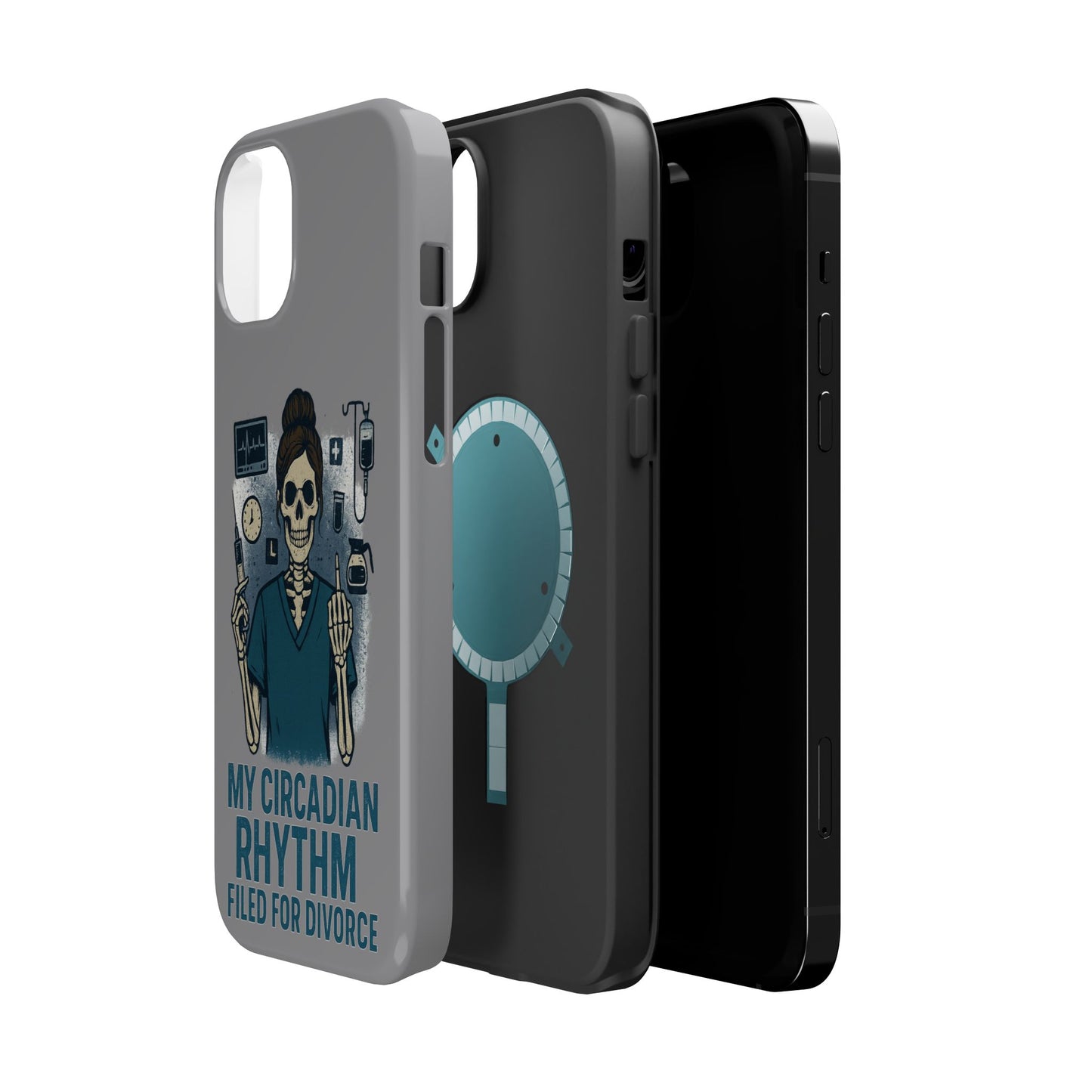 “My Circadian Rhythm Filed for Divorce” – Chaotic Nurse Phone Case