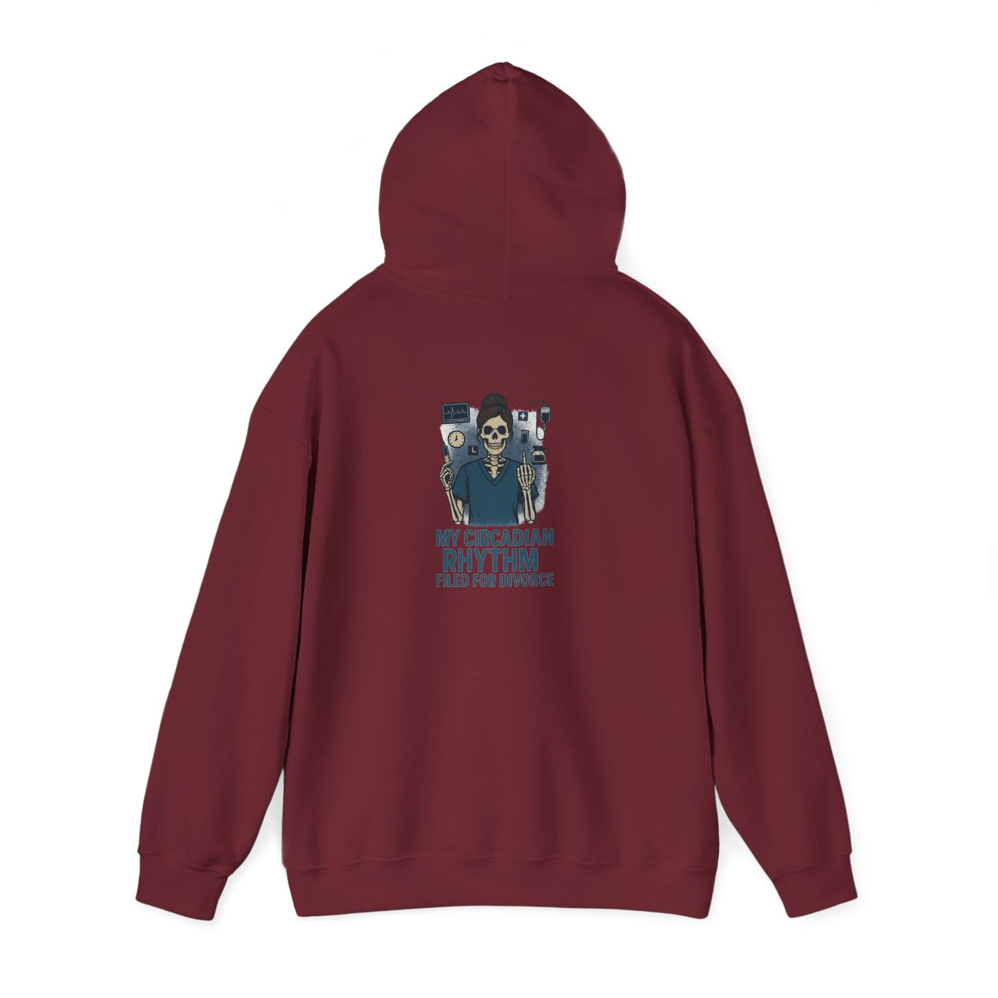 “My Circadian Rhythm Filed for Divorce” – Funny Night Shift Hoodie
