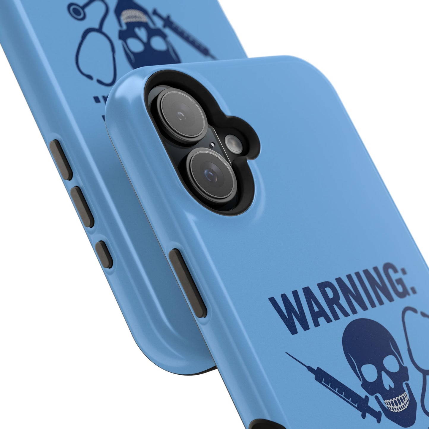 Warning May Stab Repeatedly Phone Case | Quirky Medical Humor, Gift for Healthcare Workers, Fun Phone Accessories, Doctors' Gift, Nurse Gift