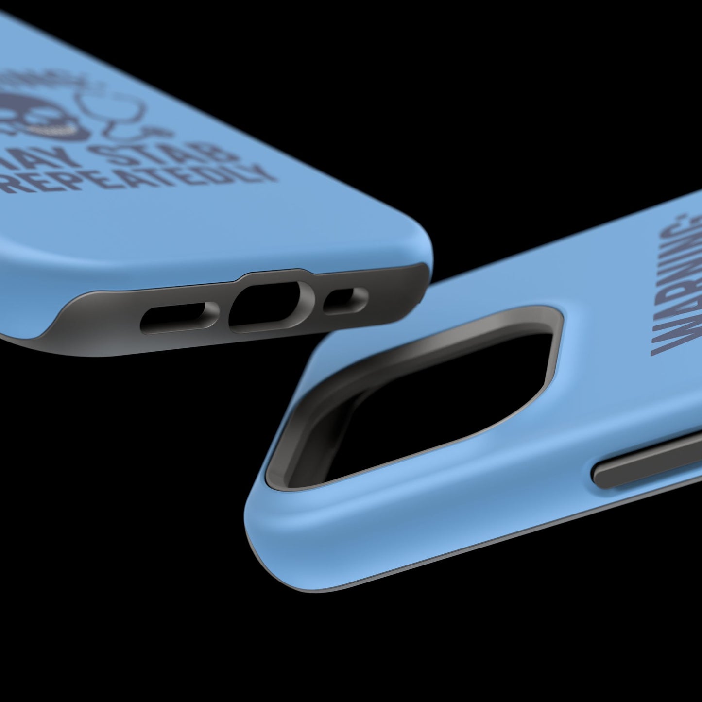 Warning May Stab Repeatedly Phone Case | Quirky Medical Humor, Gift for Healthcare Workers, Fun Phone Accessories, Doctors' Gift, Nurse Gift